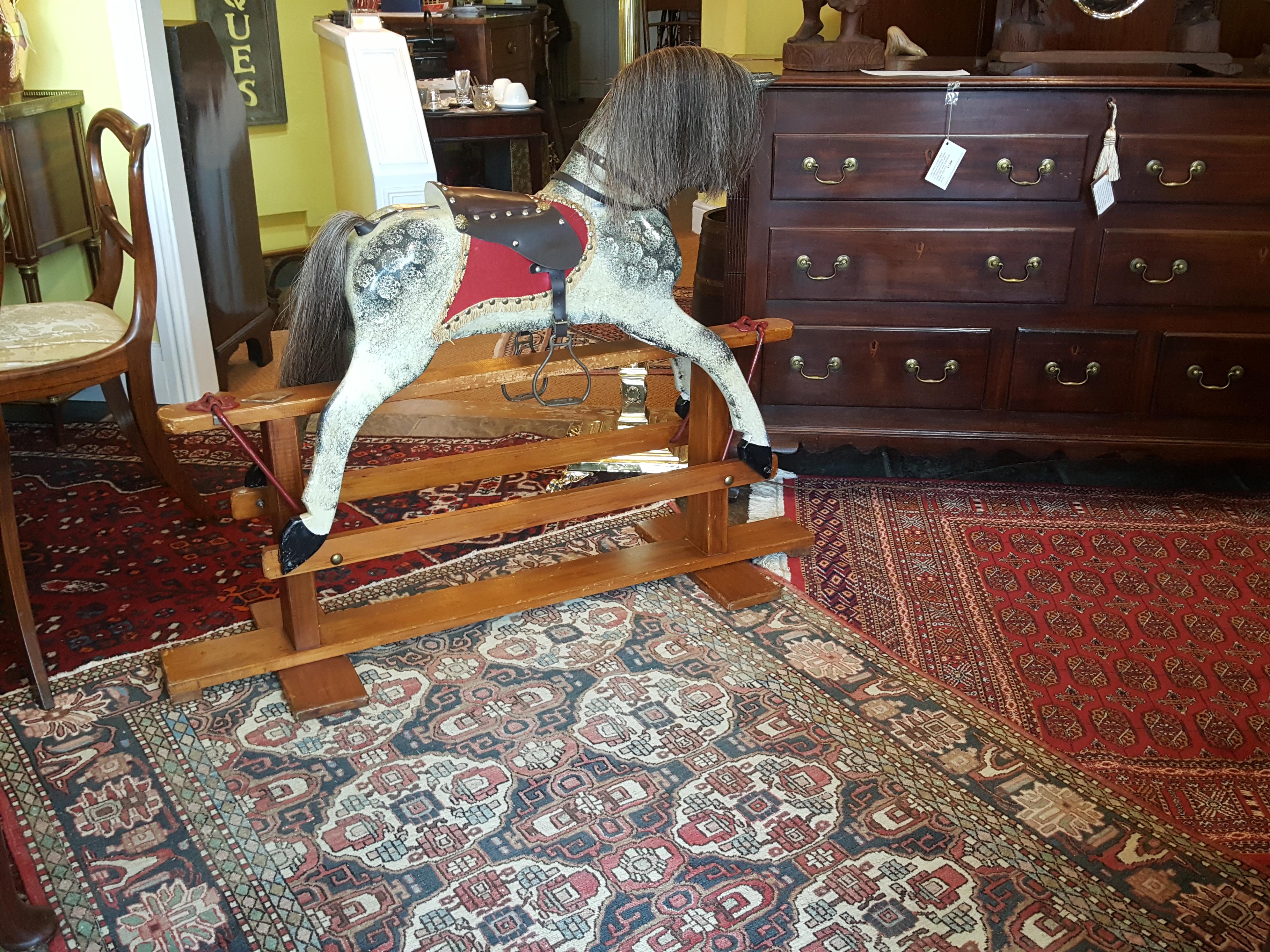 Wood Late 19th-Early 20th Century Collinson Rocking Horse