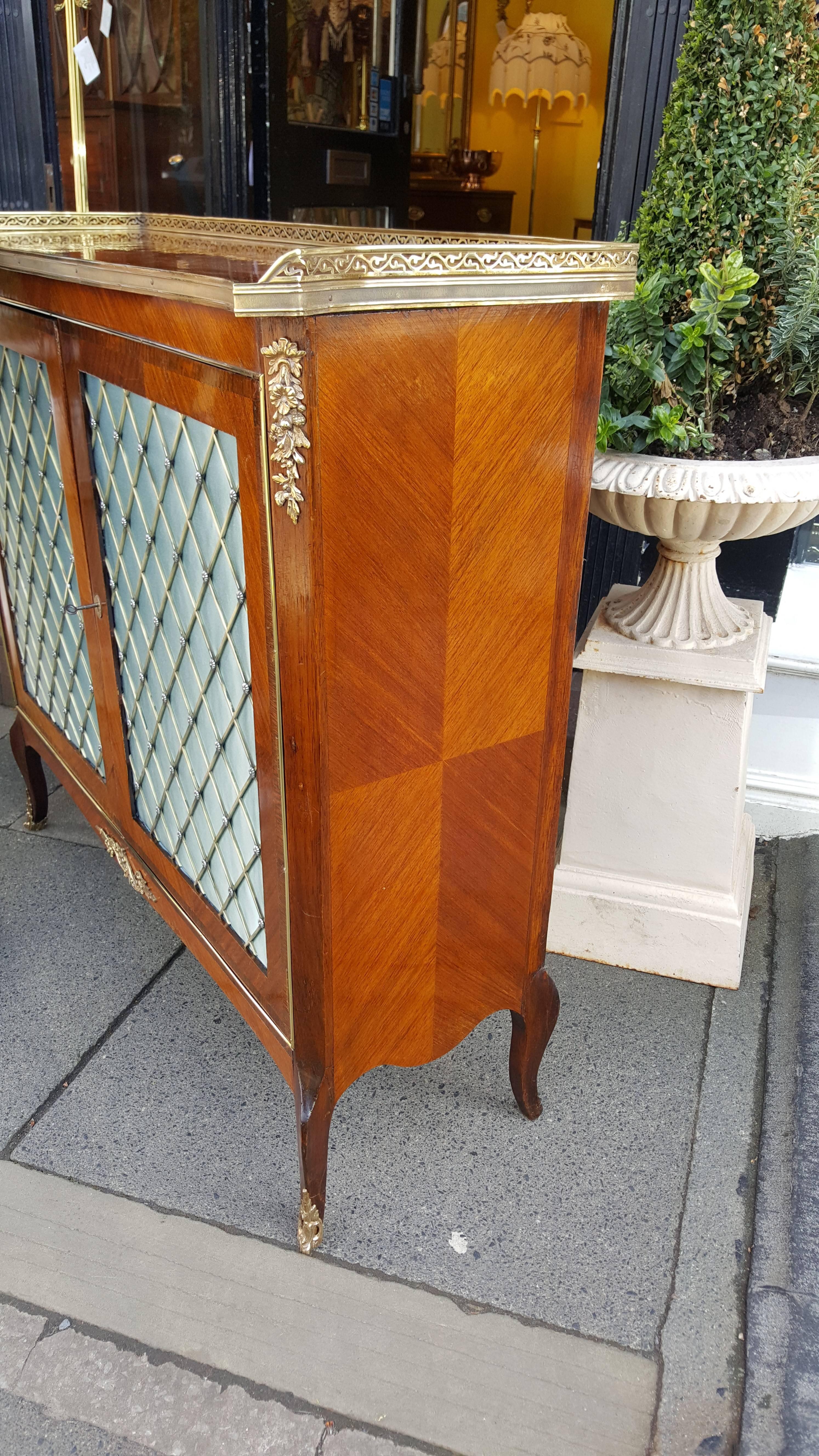 Kingwood Late 19th Century French Side Cabinet