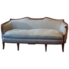 Late 19th Century French Walnut Framed Sofa