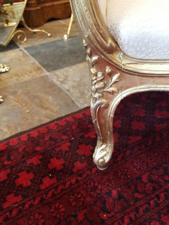 Late 19th Century Giltwood Settee