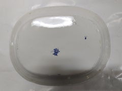 Late 19thc Large Blue Willow Platter by Allertons England