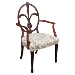 Late 19thC Mahogany Hepplewhite Style Armchair