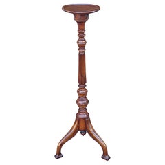 Late 19thC Mahogany Torchere Plant Stand