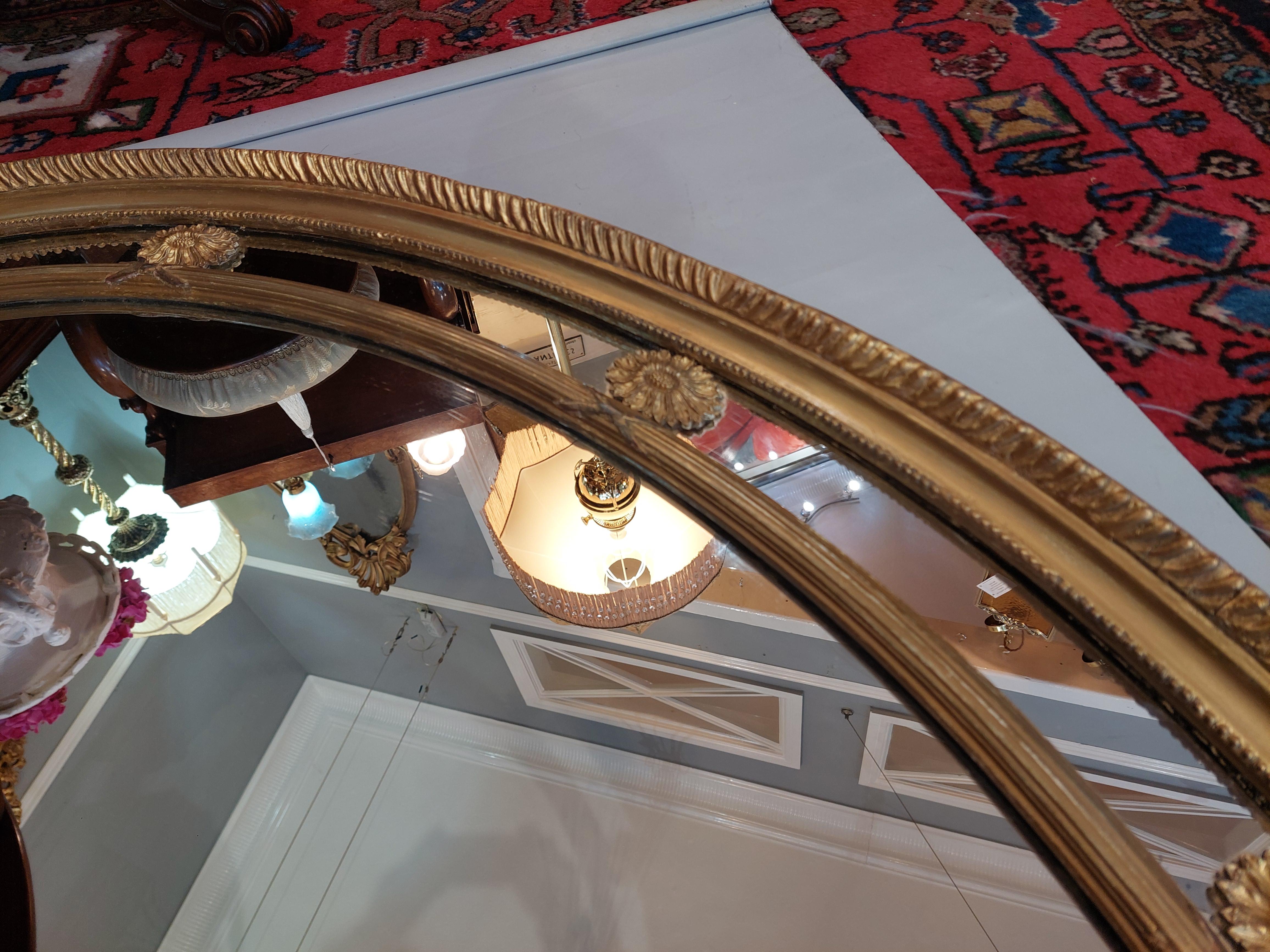 Specchio in legno dorato in stile Regency della fine del XIX secolo in vendita 3