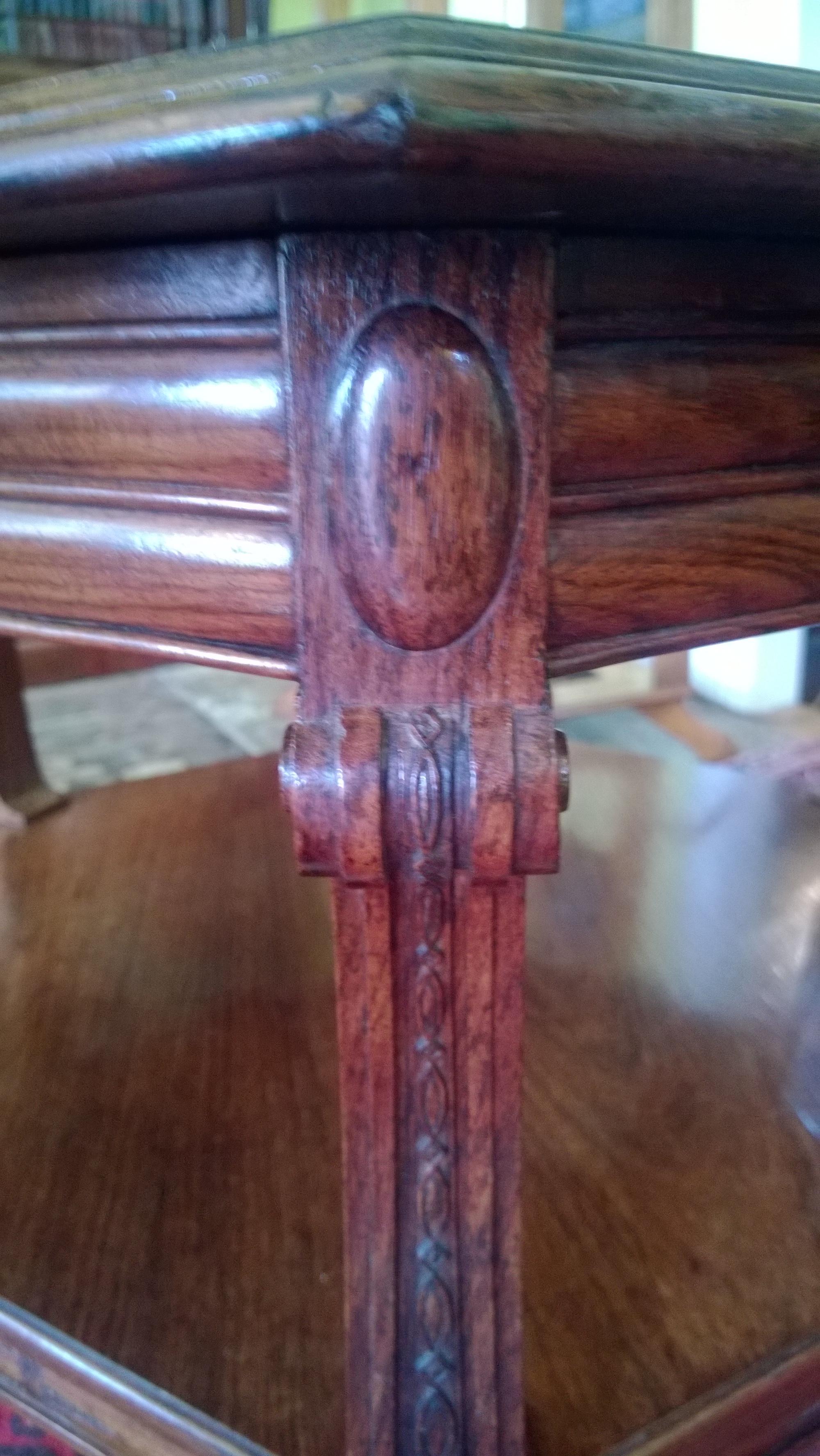 Late 19th Century Rosewood Center Table For Sale 1
