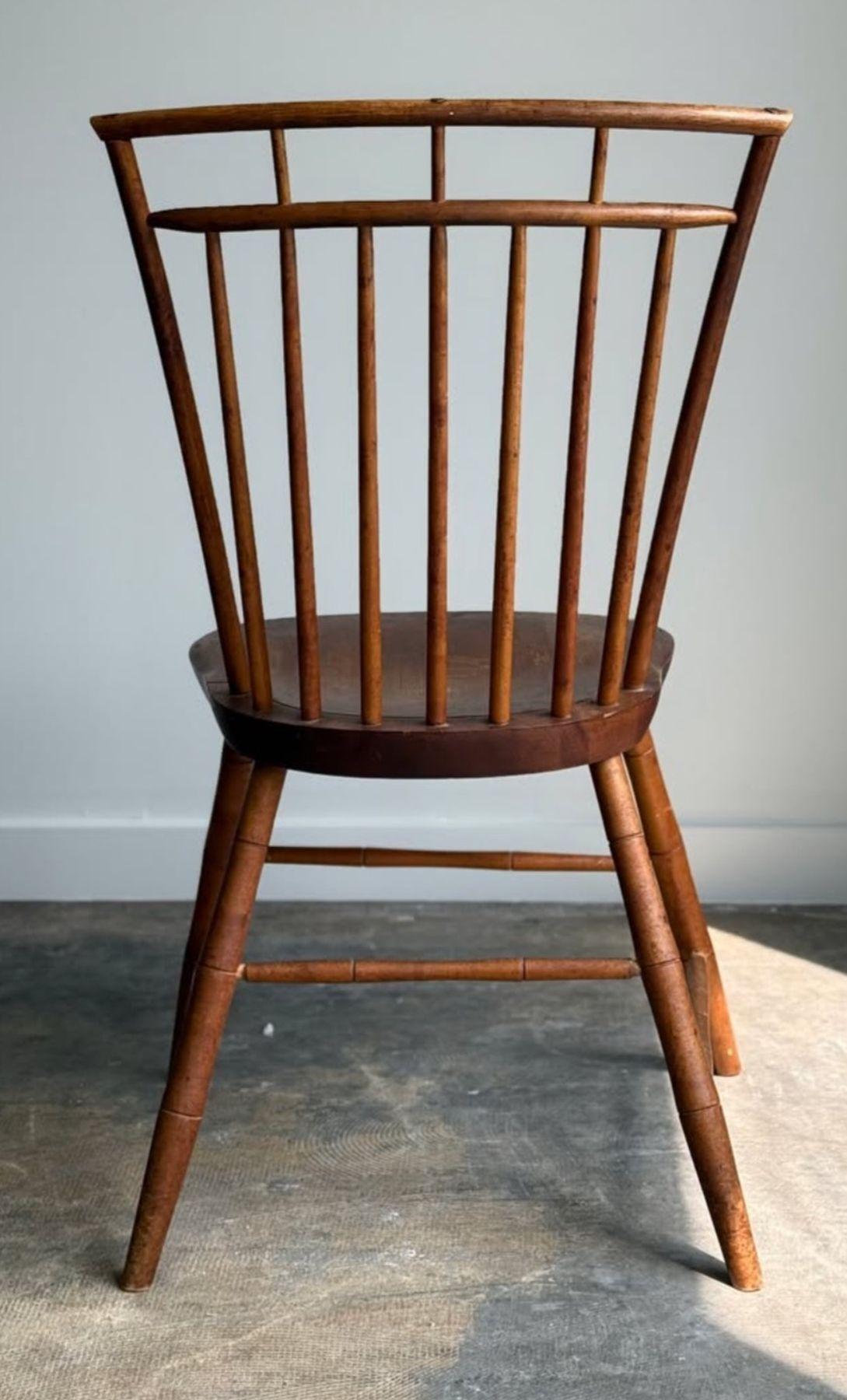 Spätes 19. Jahrhundert Signierte Birdcage Windsor Chairs (amerikanisch)