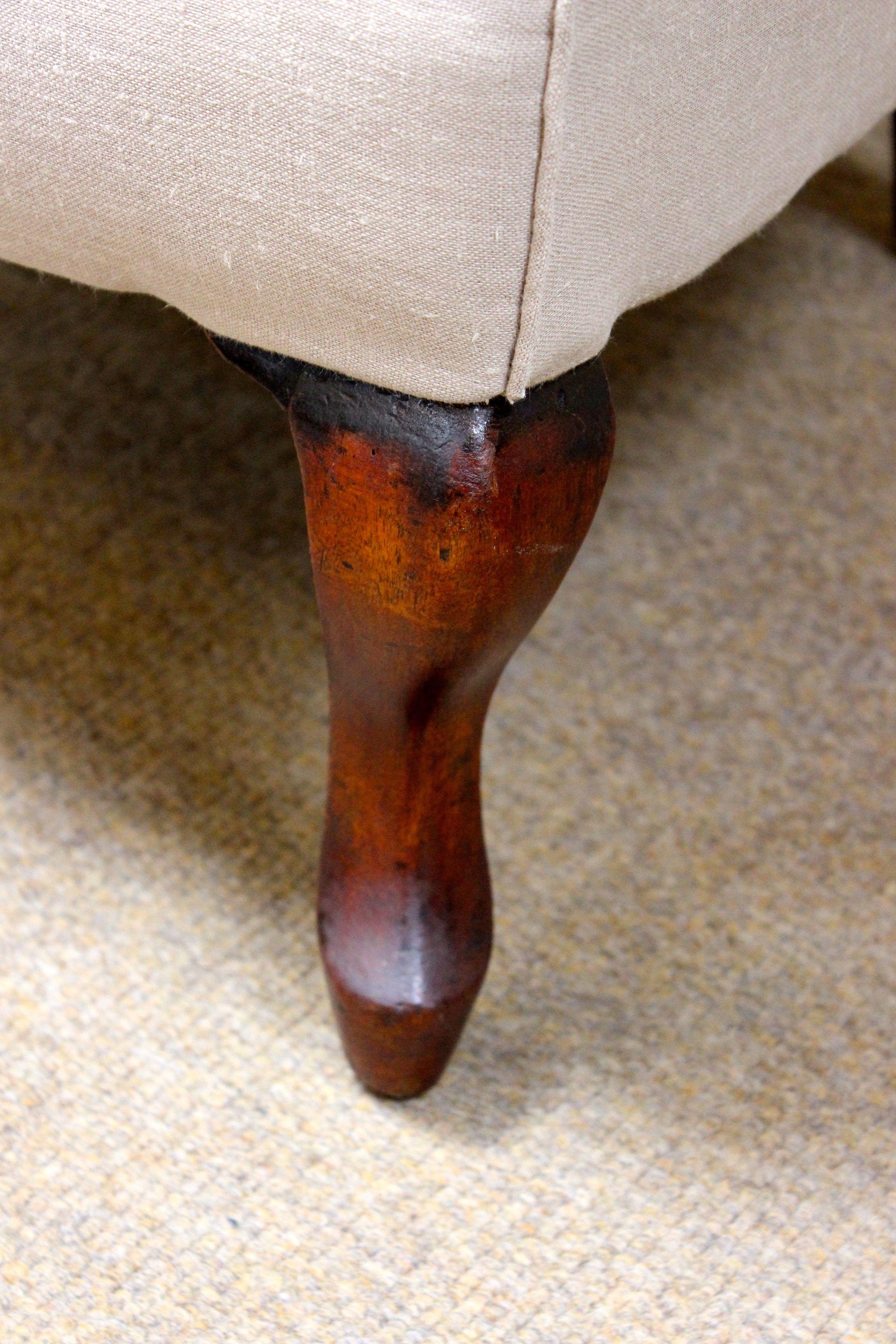 Fauteuil en noyer de la fin du 19e siècle Bon état - En vente à Sherborne, GB