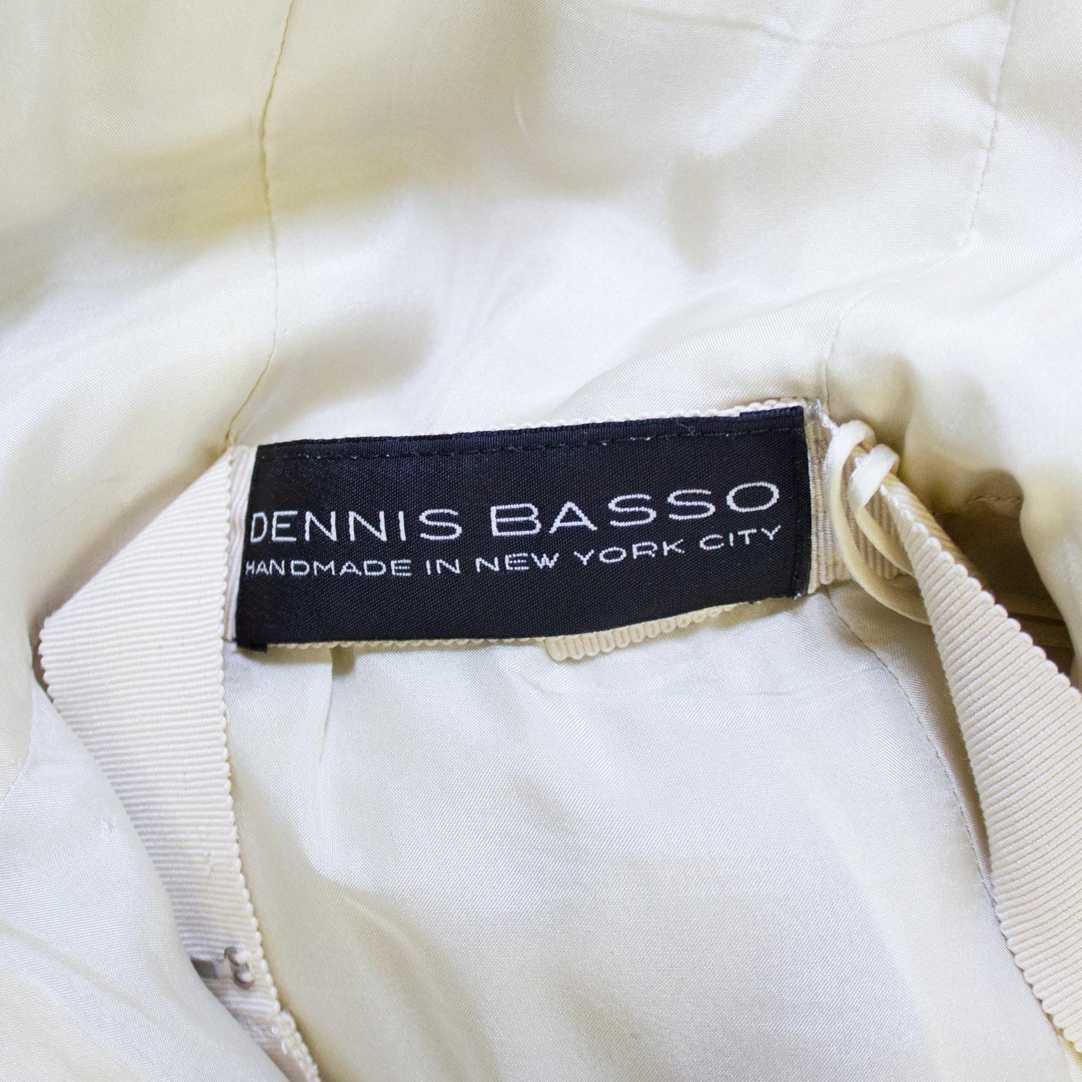 Dennis Basso Florales Perlenkleid aus den späten 2010er Jahren im Angebot 3