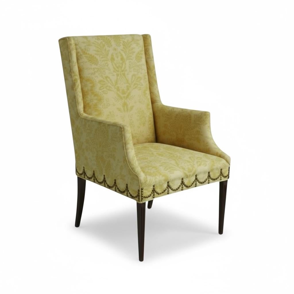 20ième siècle Fin du 20e siècle Chaise à dossier sur mesure de style Chippendale anglais en vente