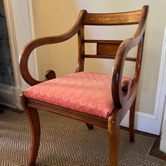 Chaises de salle à manger en if de style Régence anglaises de la fin du 20e siècle par Bevan Funnell, 8 dans l'ensemble