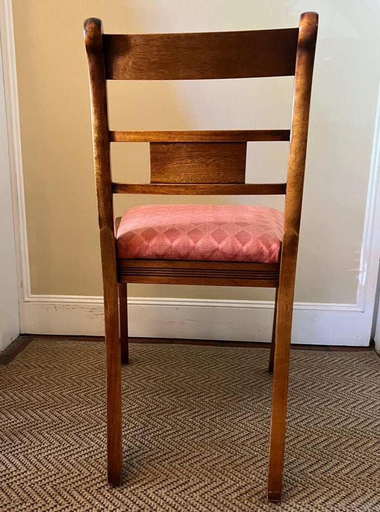 Late 20th C English Regency Style Yew Dining Chairs by Bevan Funnell, 8