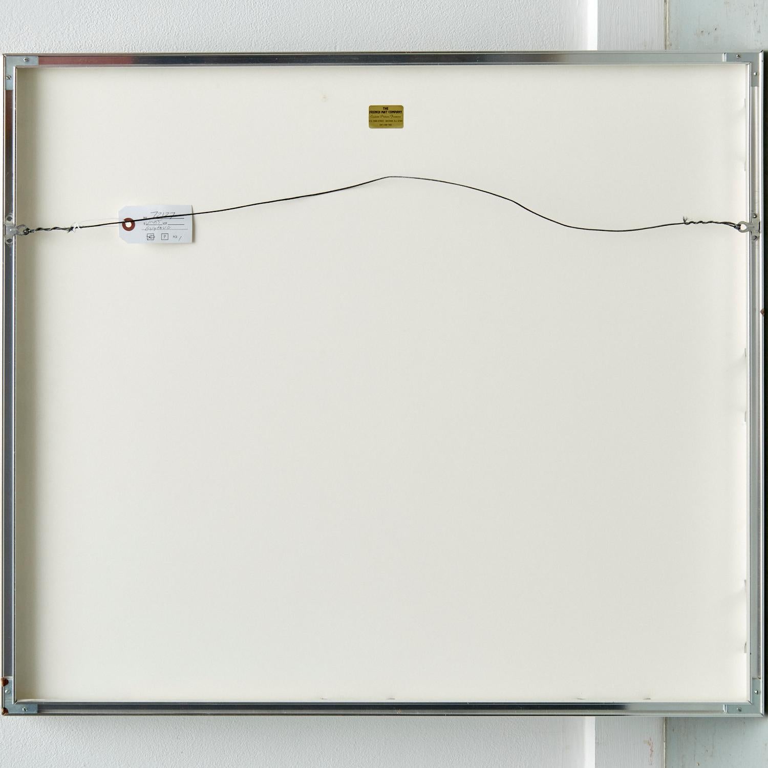 Late 20th C. Framed Gustavo Novoa Pencil Signed, Titled and Numbered Lithograph For Sale 1
