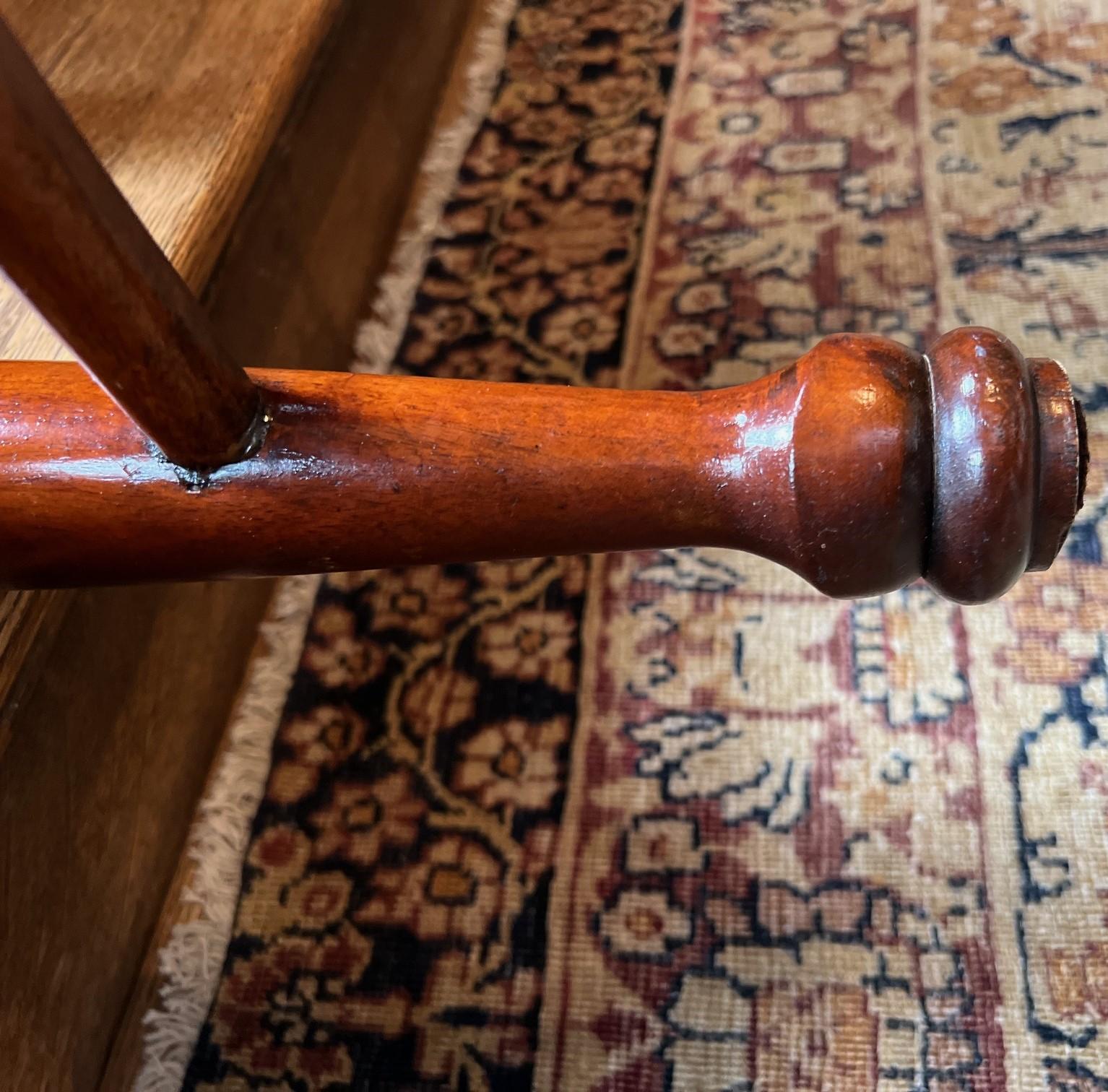 Late 20th C. Lillian August Cherry Wood Dining Chair with Rush Seat - A Pair For Sale 11