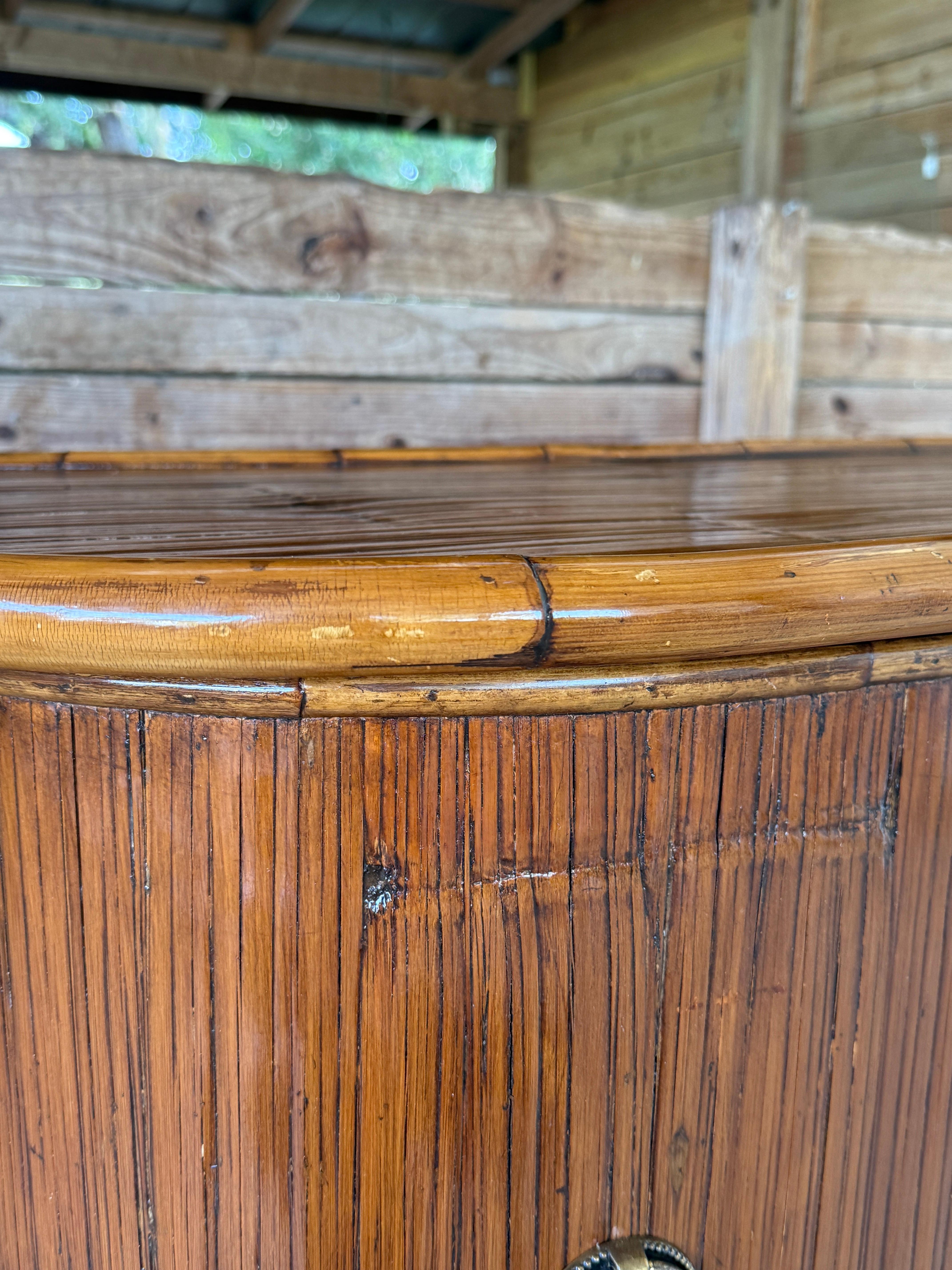 Late 20th Cent Coastal Organic Modern Ref: Rattan Sideboard by E. Murio, Manila For Sale 3