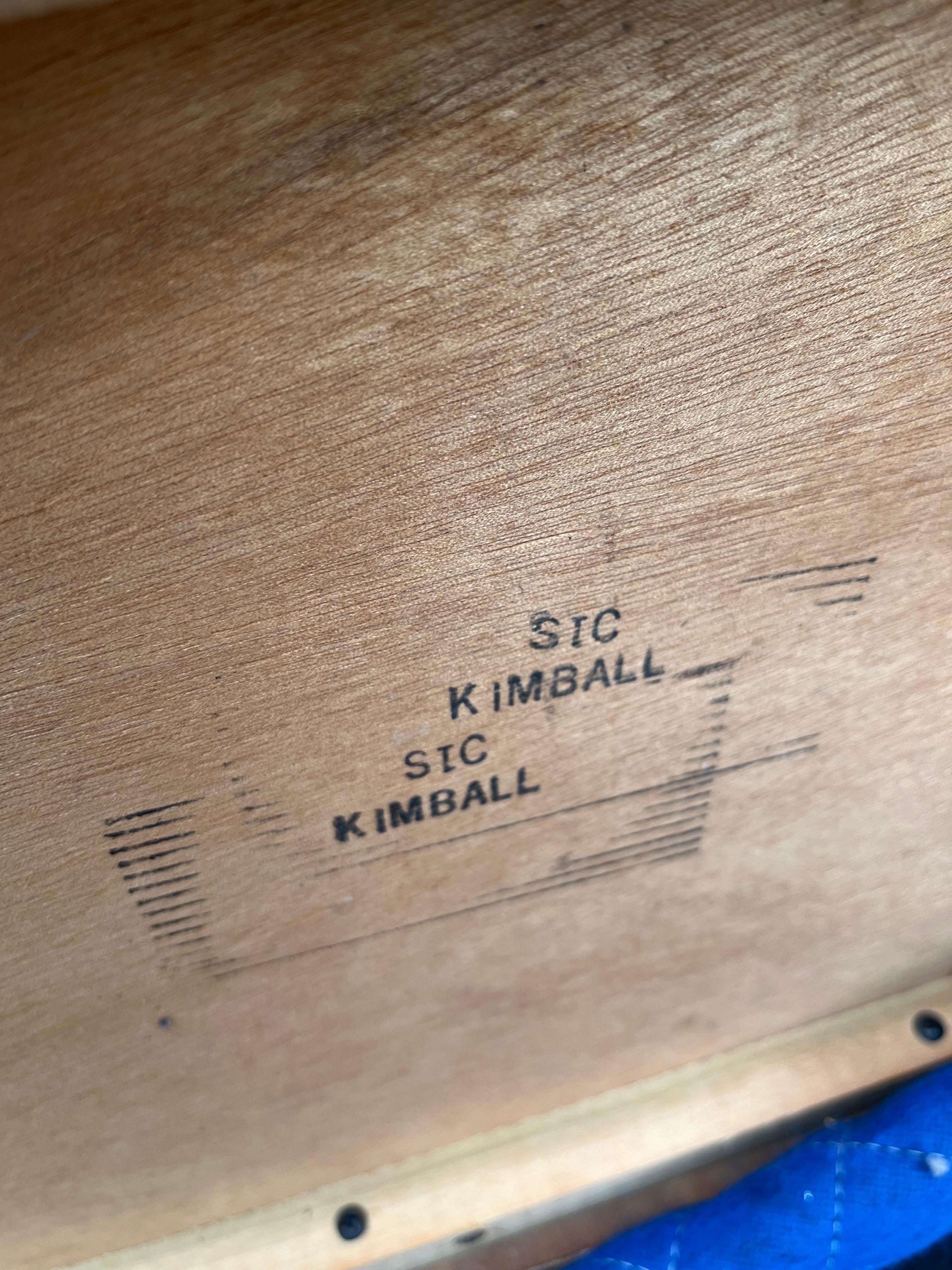 Offenes Bücherregal mit 5 Regalen von Kimball Furniture aus dem späten 20. Jahrhundert im Angebot 8