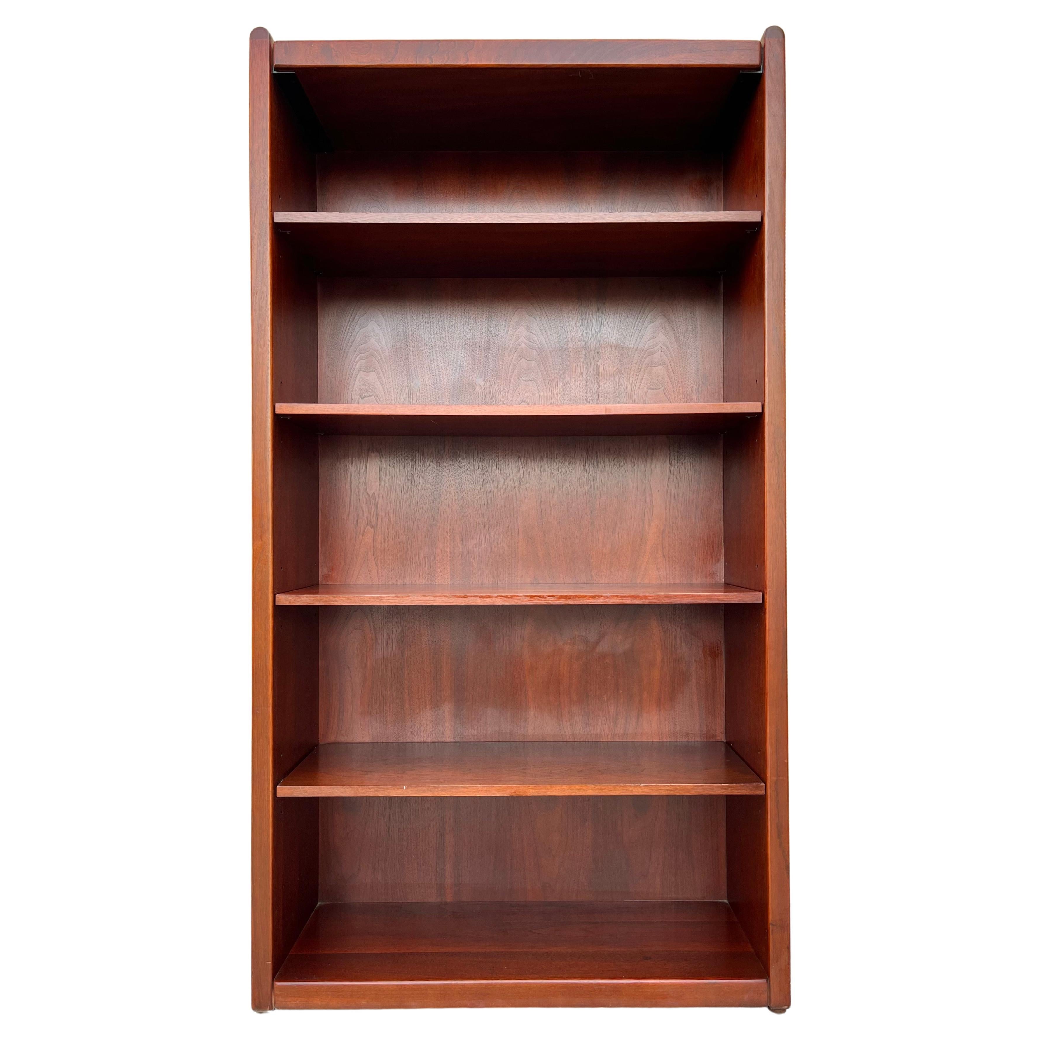 Late 20th Century 5 Shelves Open Bookcase by Kimball Furniture