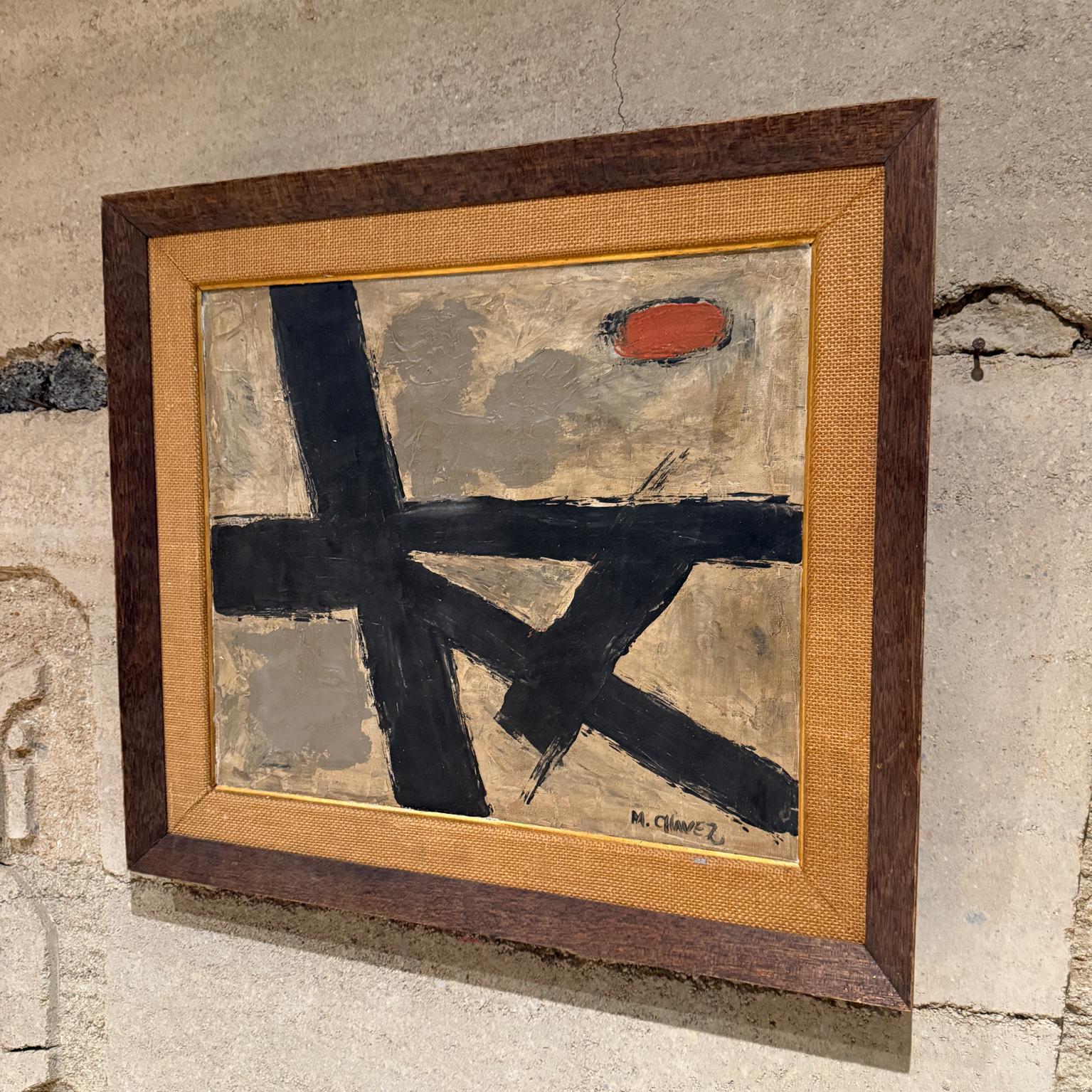 Expresionismo abstracto de finales del siglo XX Arte moderno Pintura firmada Mexicano en venta