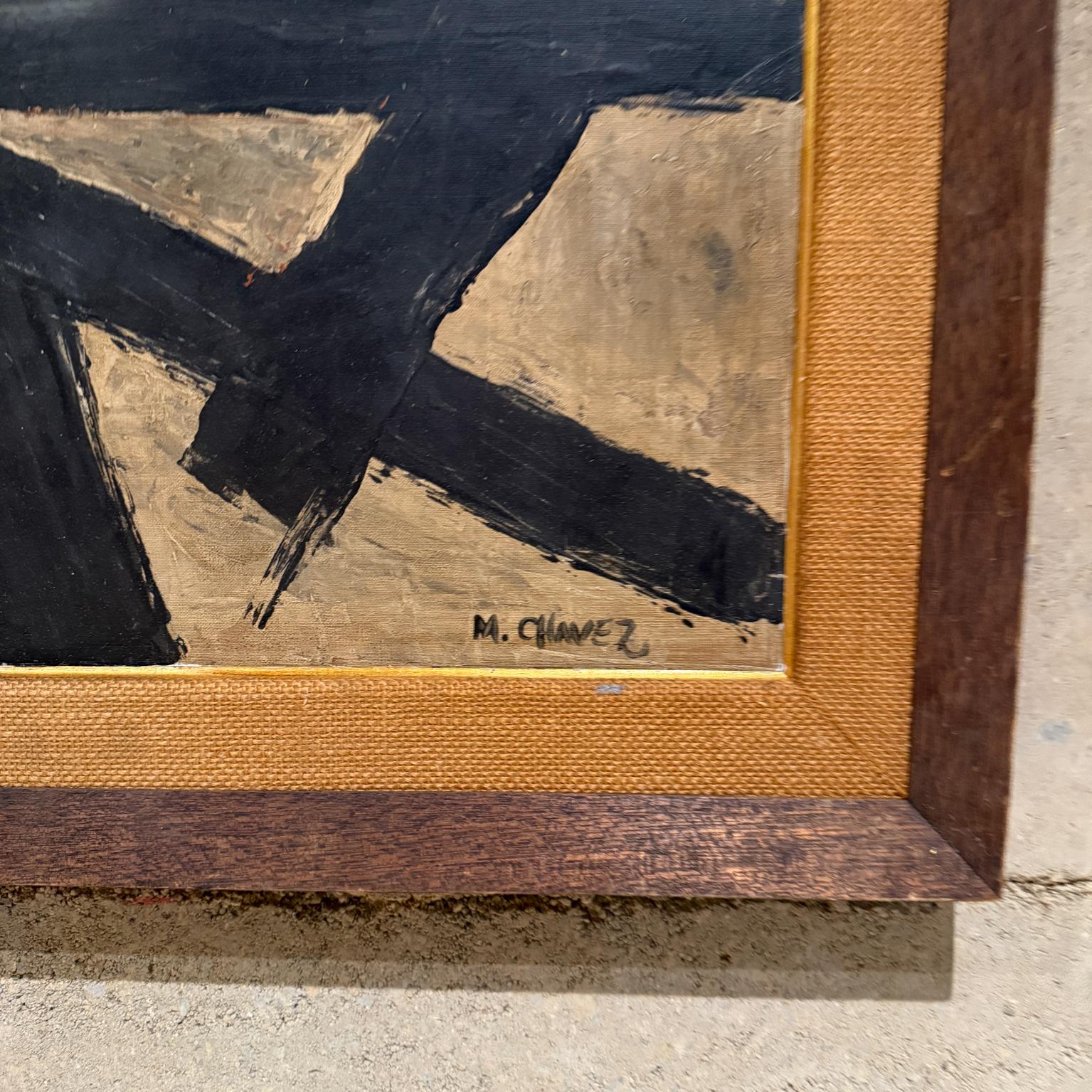 Expresionismo abstracto de finales del siglo XX Arte moderno Pintura firmada en Bueno estado para la venta en Chula Vista, CA