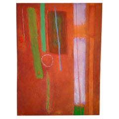 Late 20th Century Abstract Expressionist Painting by Ruth Katz (1925- 2020)