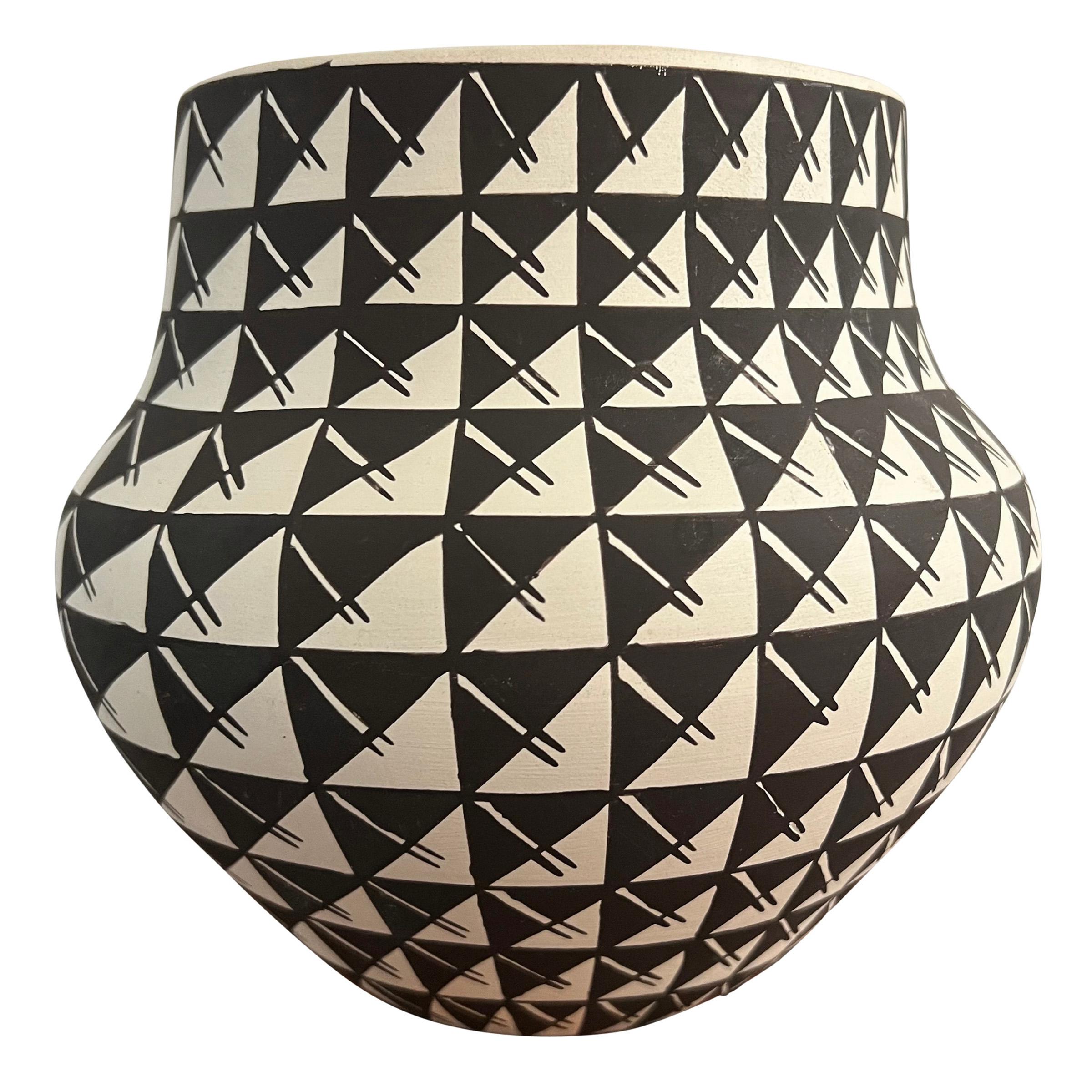 Nativo americano Vaso Pueblo di Acoma della fine del XX secolo in vendita