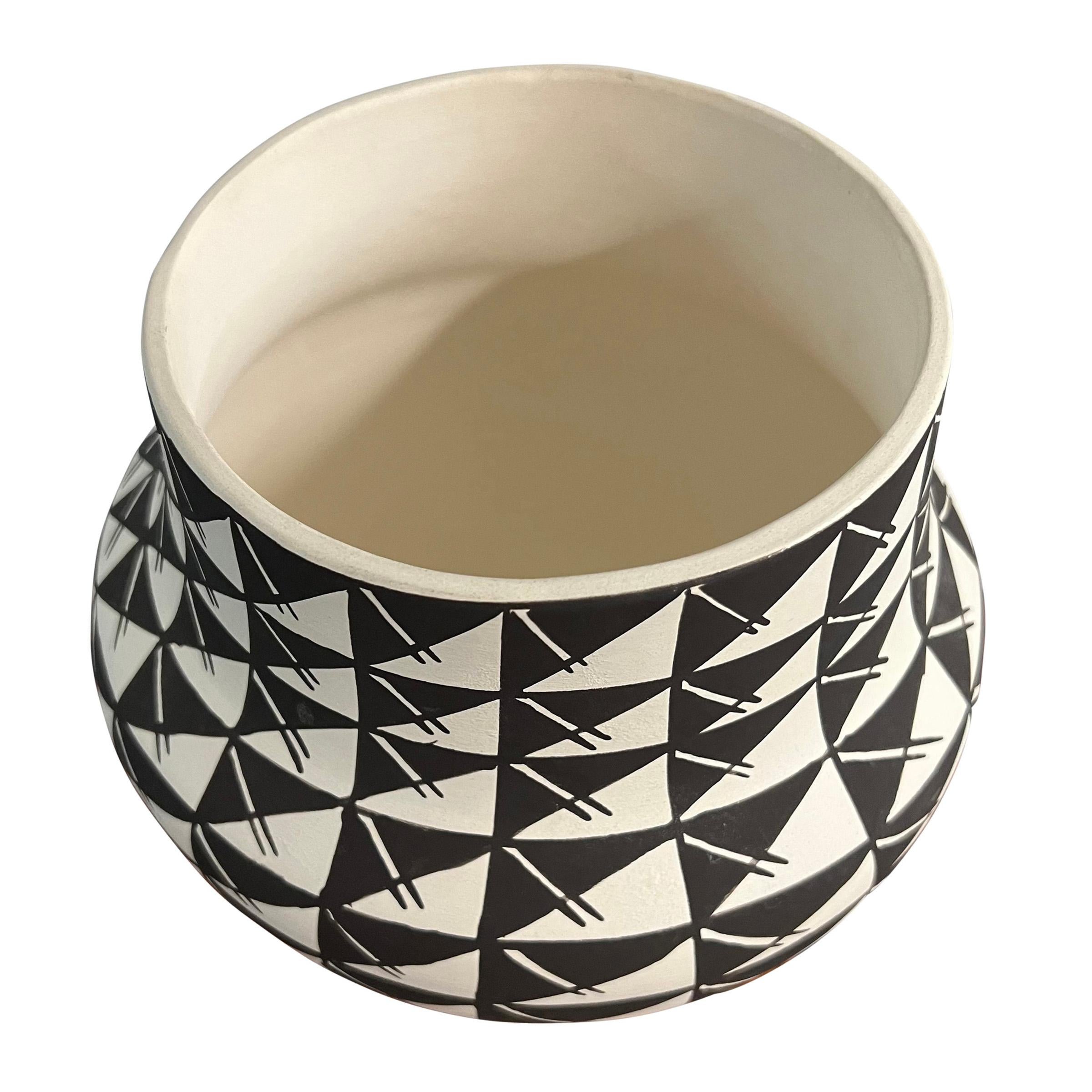 Ceramica Vaso Pueblo di Acoma della fine del XX secolo in vendita