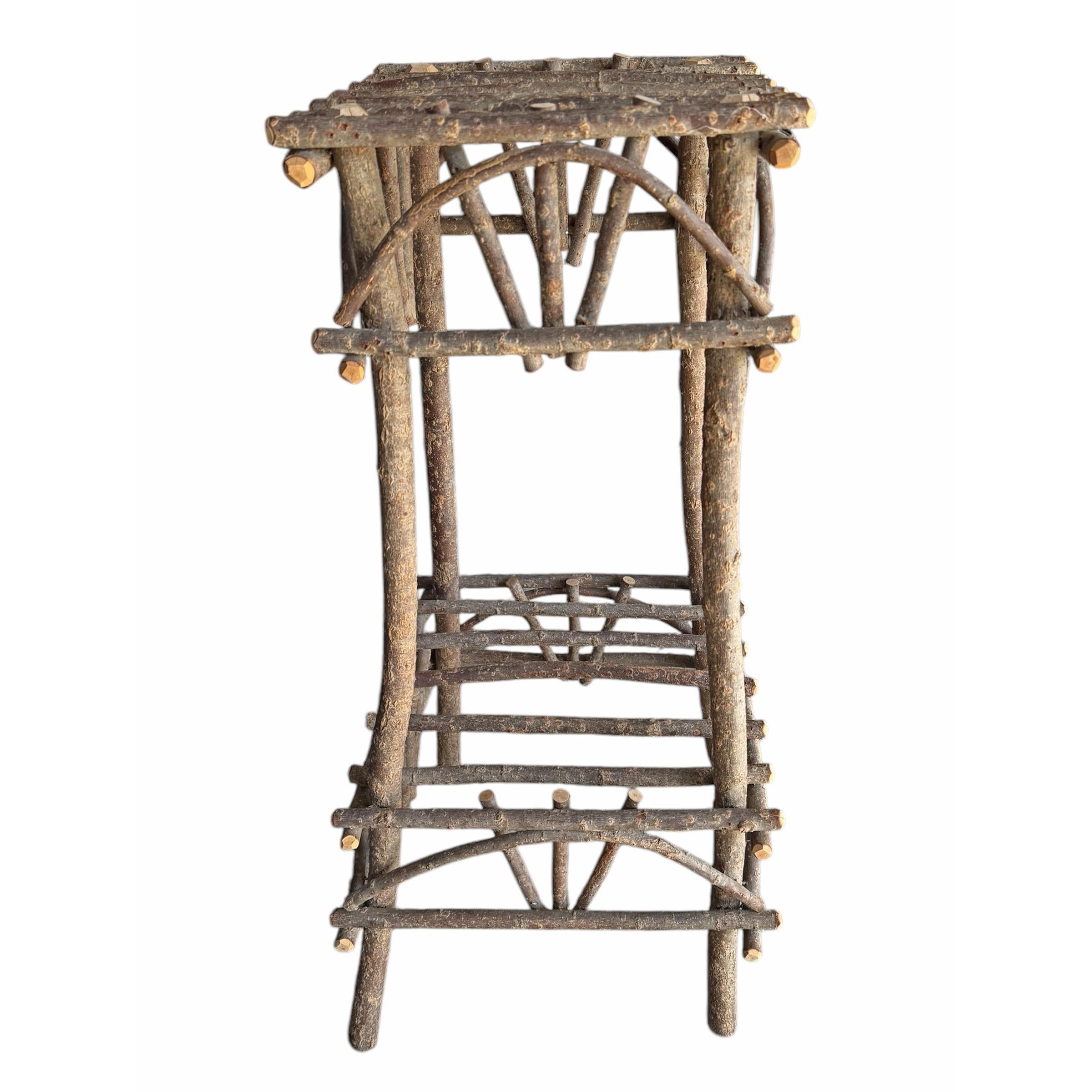 Jardinera de estilo Adirondack de finales del siglo XX en Bueno estado para la venta en Chicago, IL