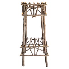 Late 20th Century Adirondack Style Plant Stand