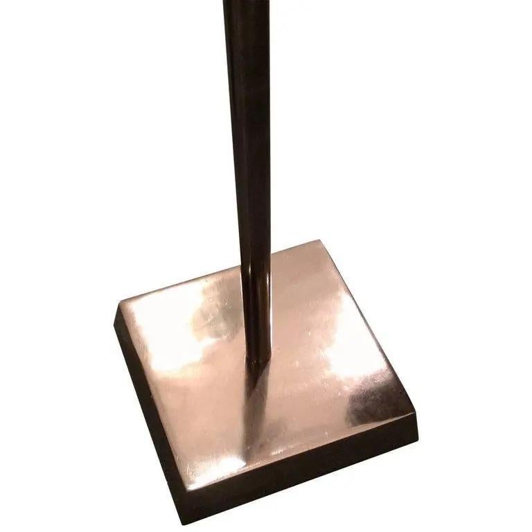 Brass Late 20th Century Aluminum Tiered Floor Candlesticks - Set of 3 For Sale