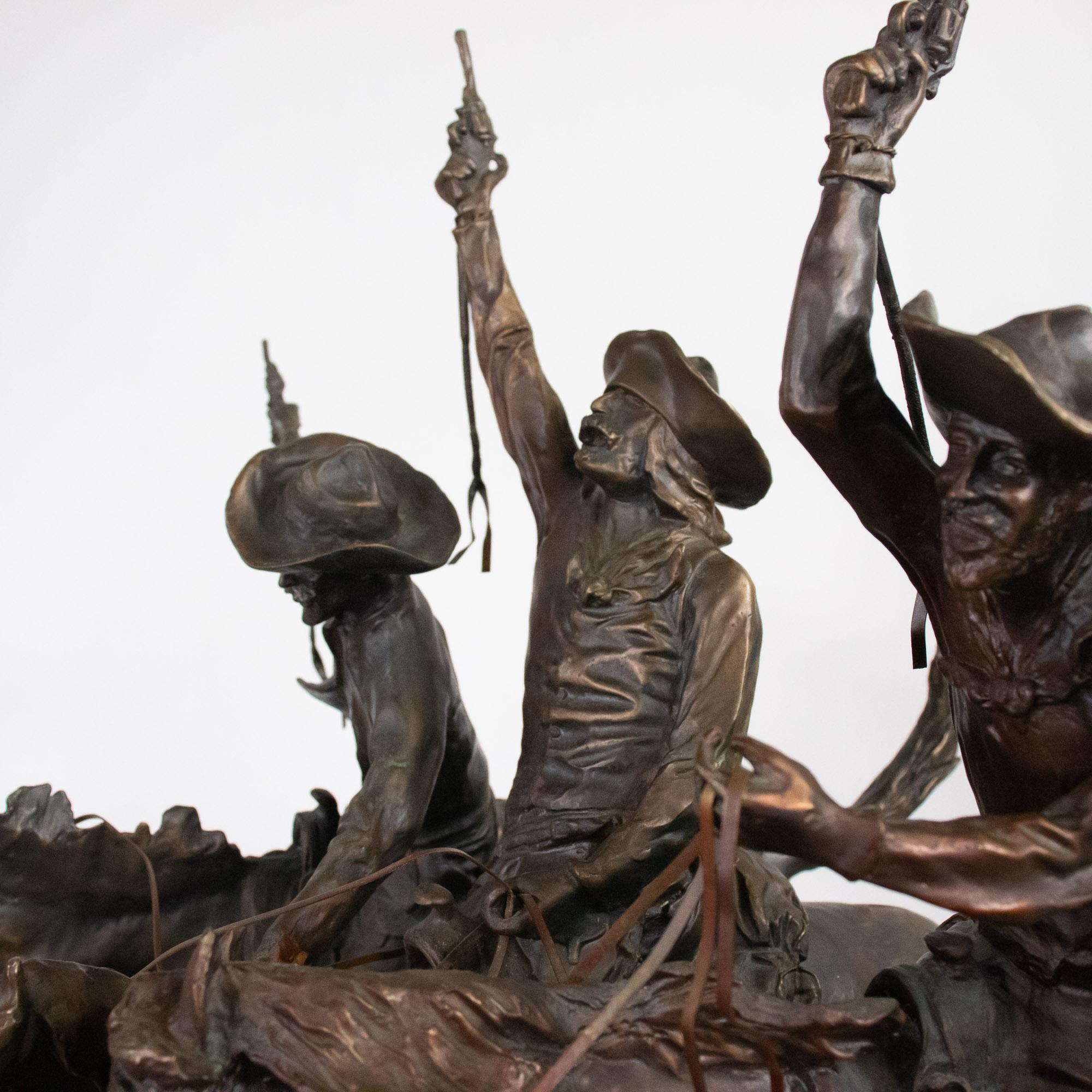 Scultura in bronzo americana della fine del 20° secolo (after) Frederic Remington in vendita 2