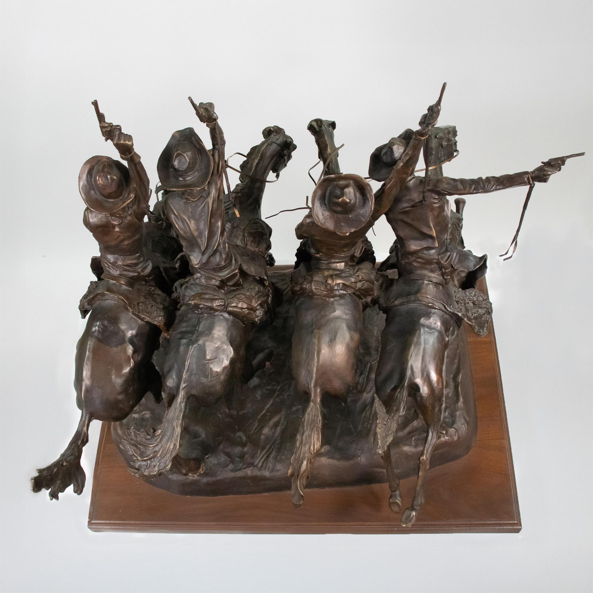 Scultura in bronzo americana della fine del 20° secolo (after) Frederic Remington in vendita 3