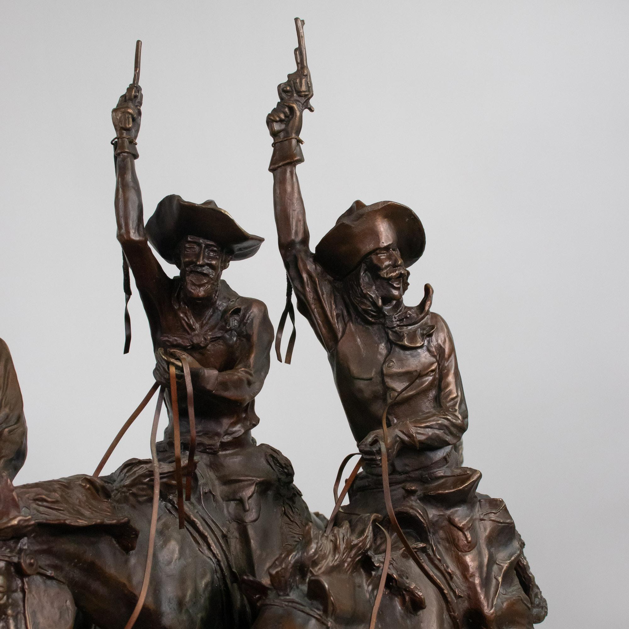 Scultura in bronzo americana della fine del 20° secolo (after) Frederic Remington in vendita 6