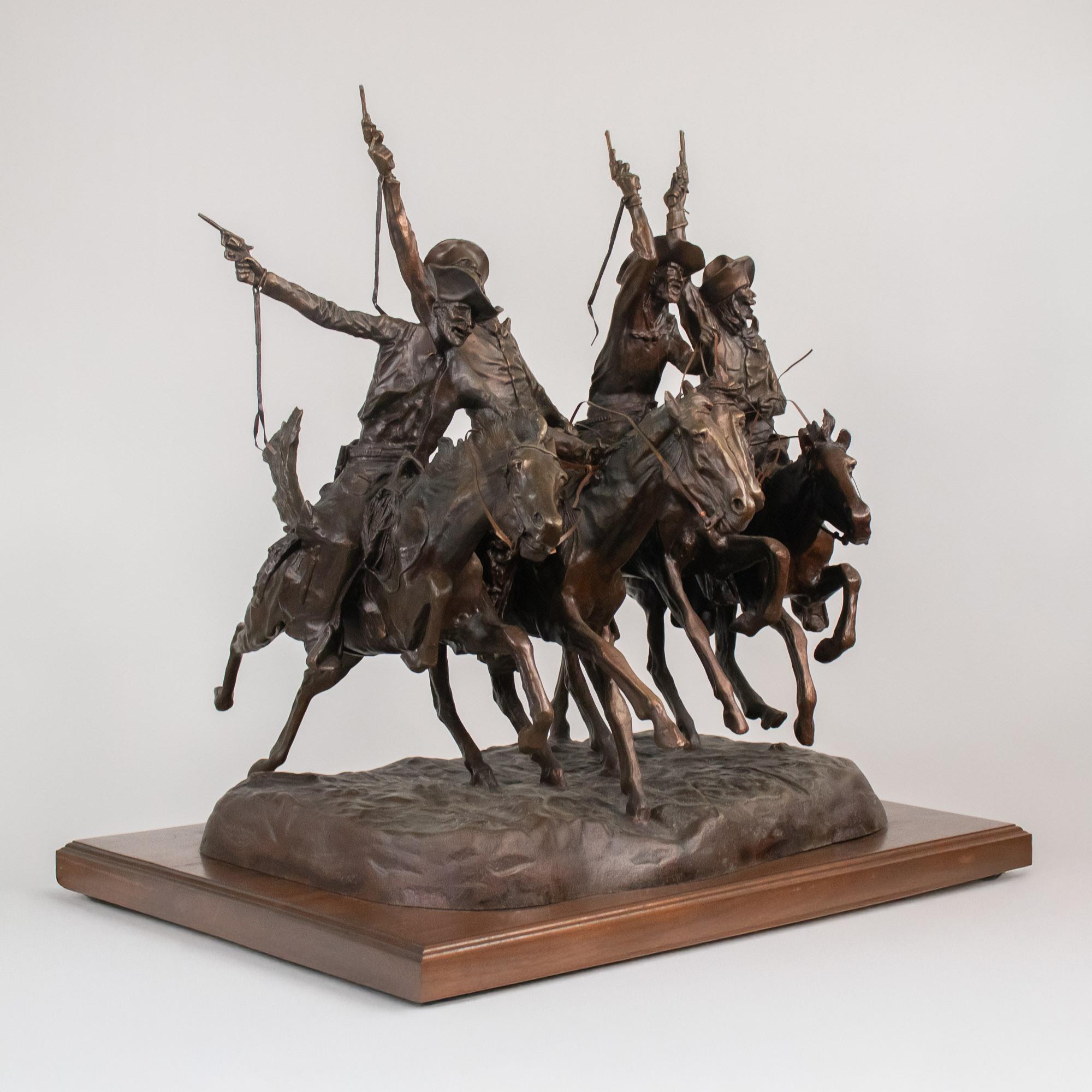Scultura in bronzo americana della fine del 20° secolo (after) Frederic Remington in vendita 8