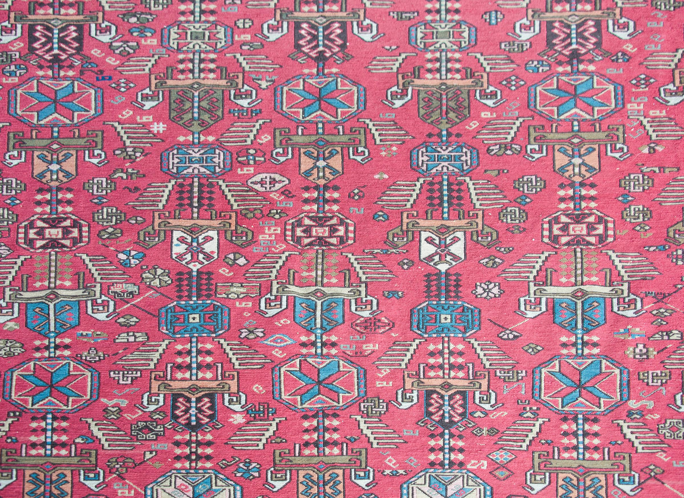 Azerbaijaniischer Sumac-Teppich des späten 20. Jahrhunderts (Stammeskunst) im Angebot