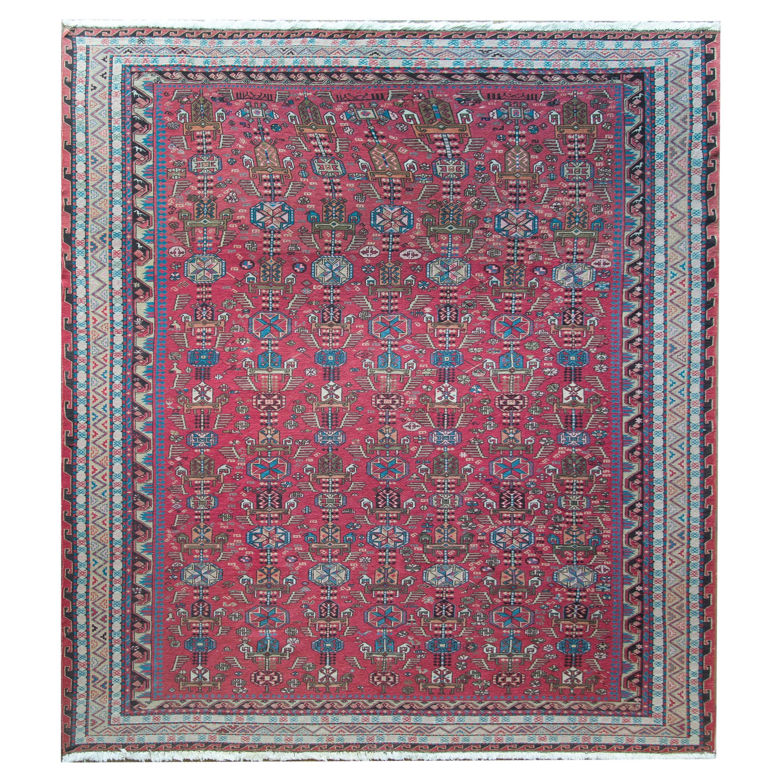 Azerbaijaniischer Sumac-Teppich des späten 20. Jahrhunderts im Angebot