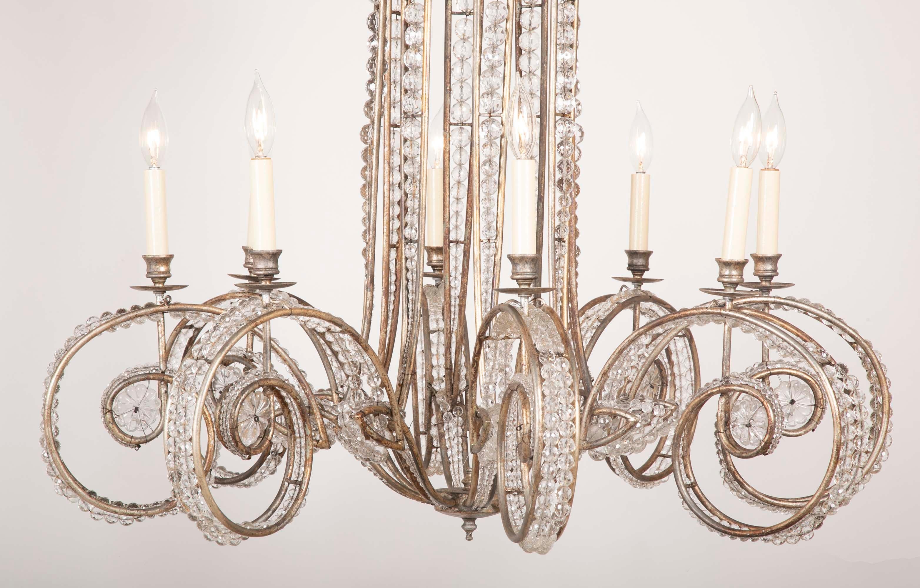 Late 20th Century Bagues Style Chandelier 6