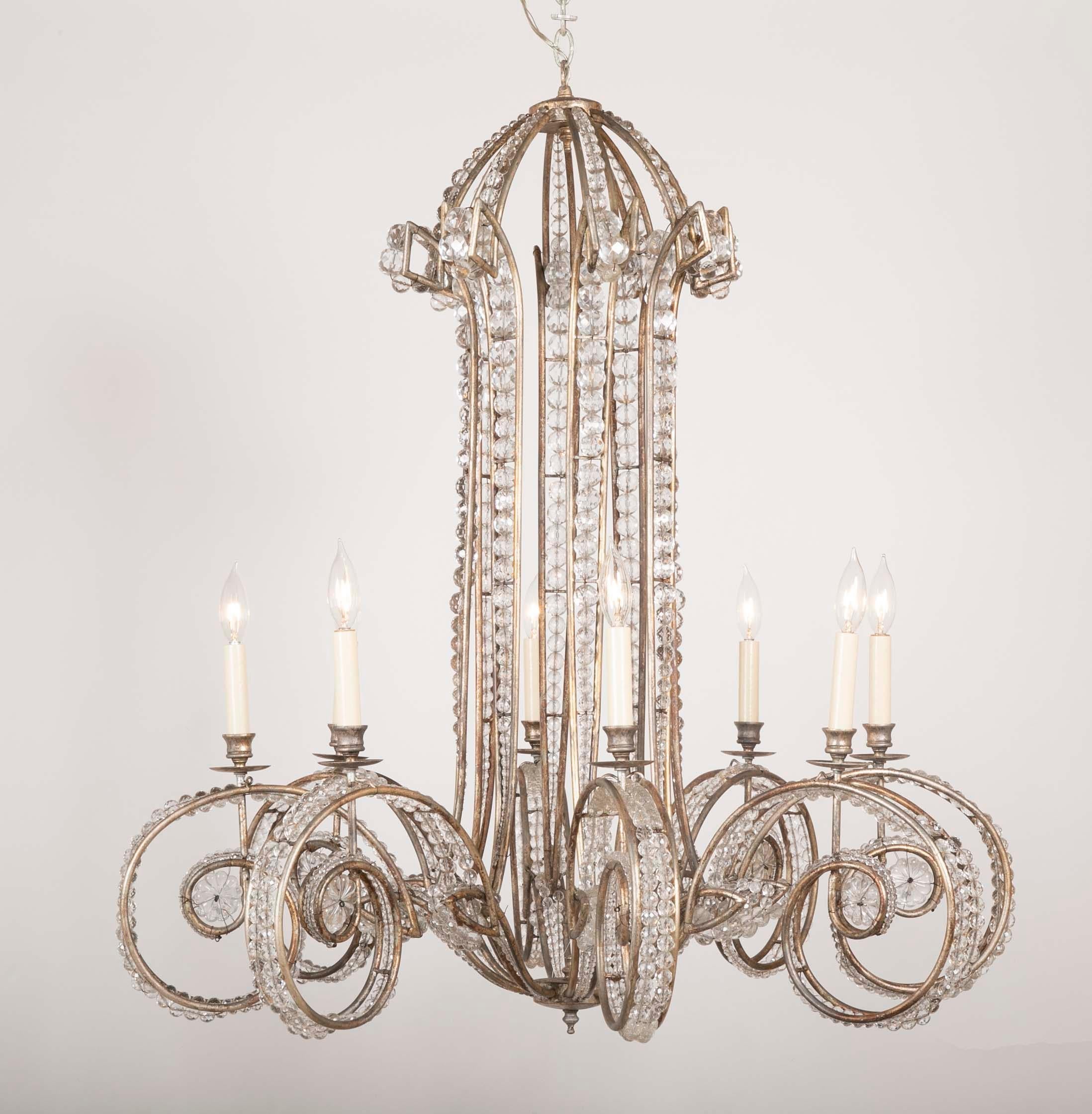 Late 20th Century Bagues Style Chandelier 7