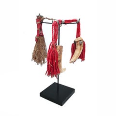 Late 20th Century Bead and Tusk Headdress from Ethiopia