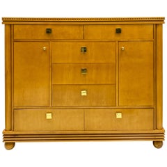 Used Late 20th Century Biedermeier Style Satinwood Chest by Hickory White Furniture