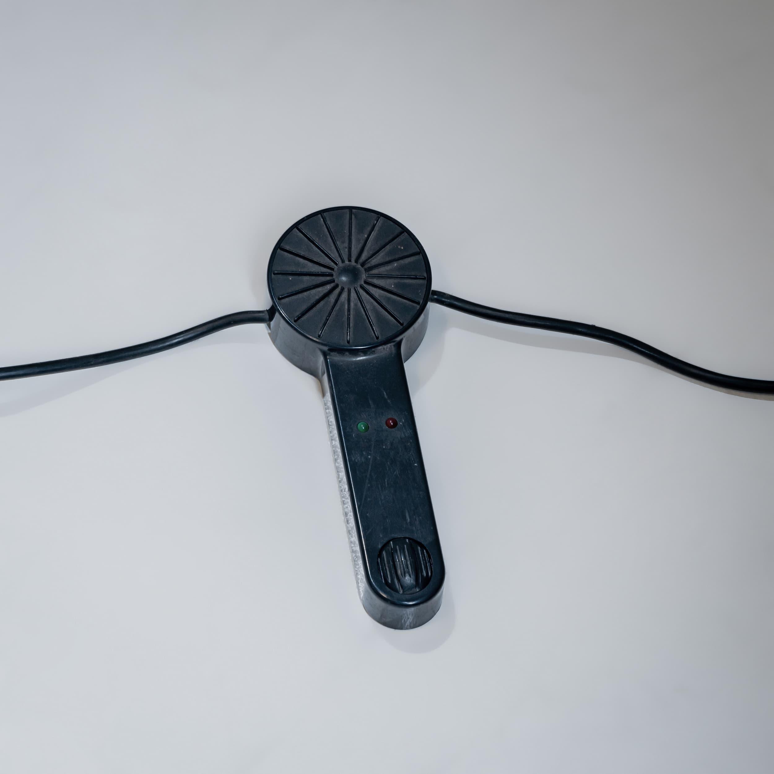 Late 20th Century Blue Murano Glass Floor Lamp “Tolboi” by Venini, Italy For Sale 1
