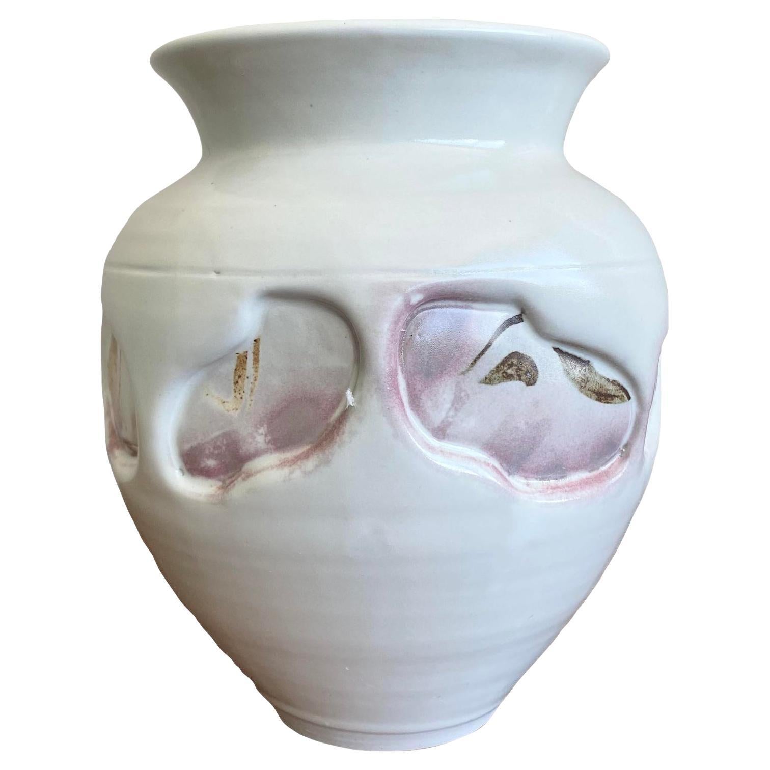 Vaso in ceramica Studio Pottery della fine del XX secolo in vendita