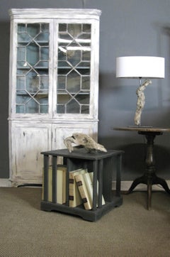 Late 20th Century, Bookcase, Book Table, Bookrack Table, Vintage Book Table