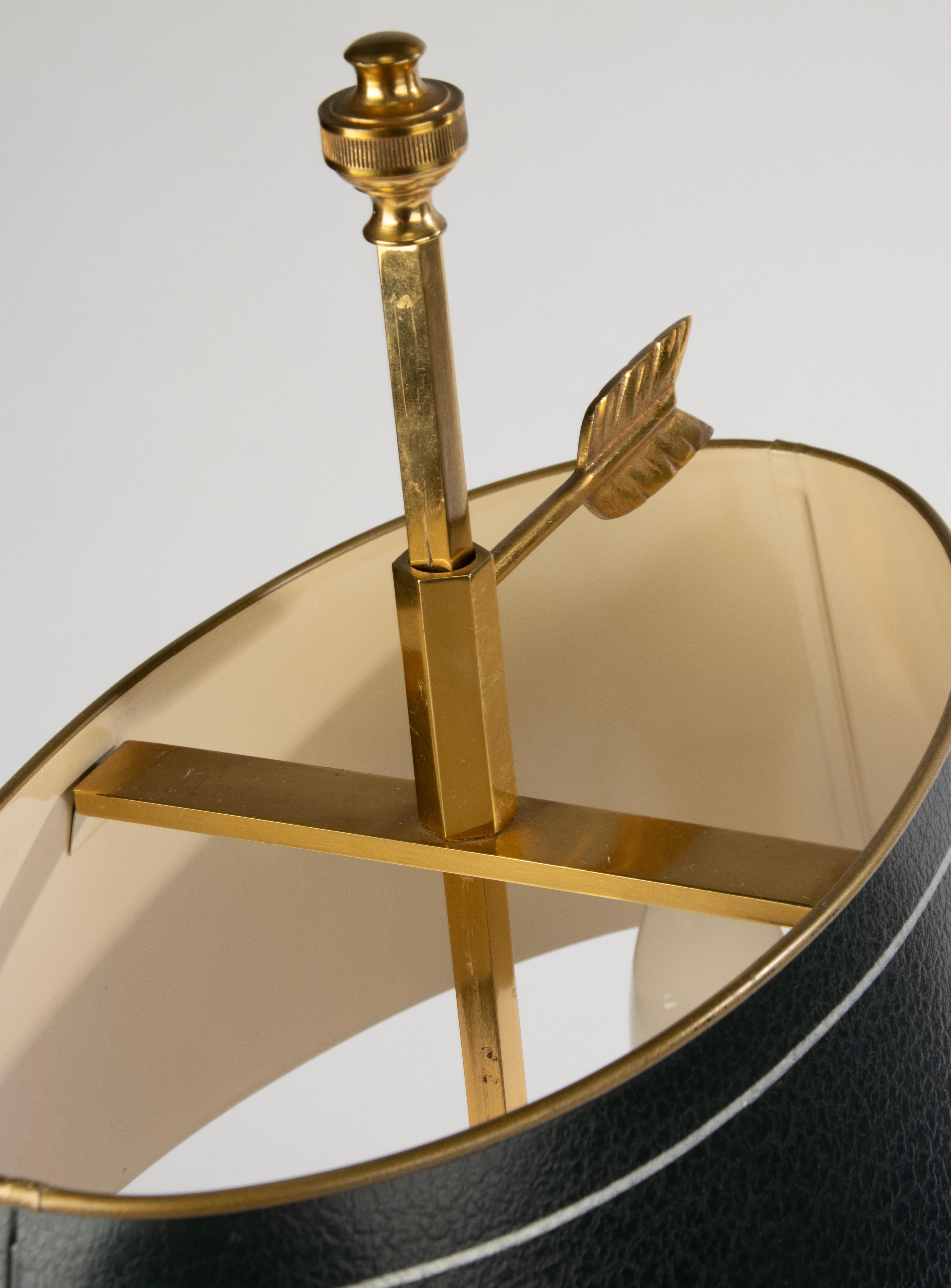 Late 20th Century Bouillotte Table Lamp – Neoclassical Style – Gilt Bronze For Sale 10