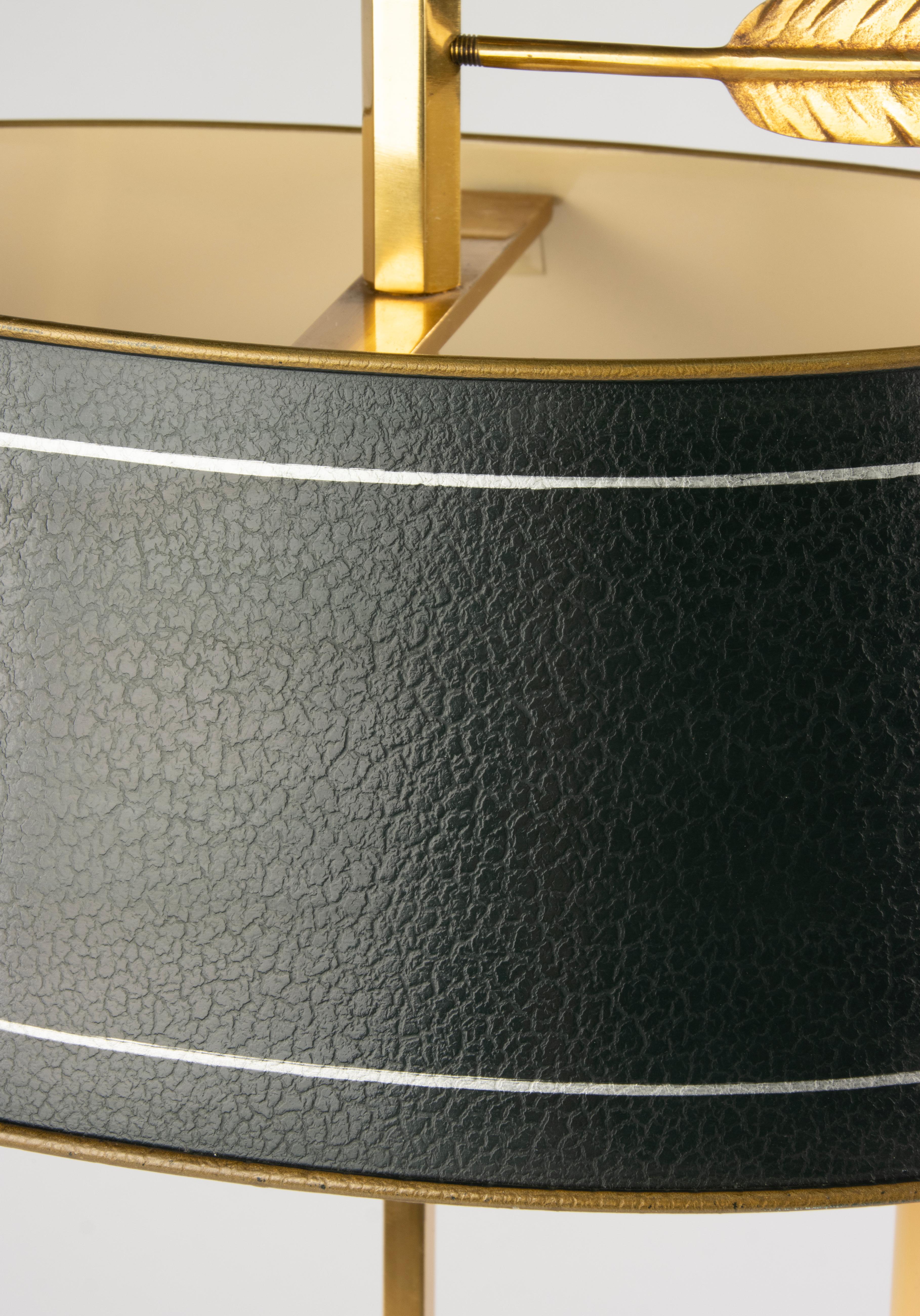 Late 20th Century Bouillotte Table Lamp – Neoclassical Style – Gilt Bronze For Sale 11