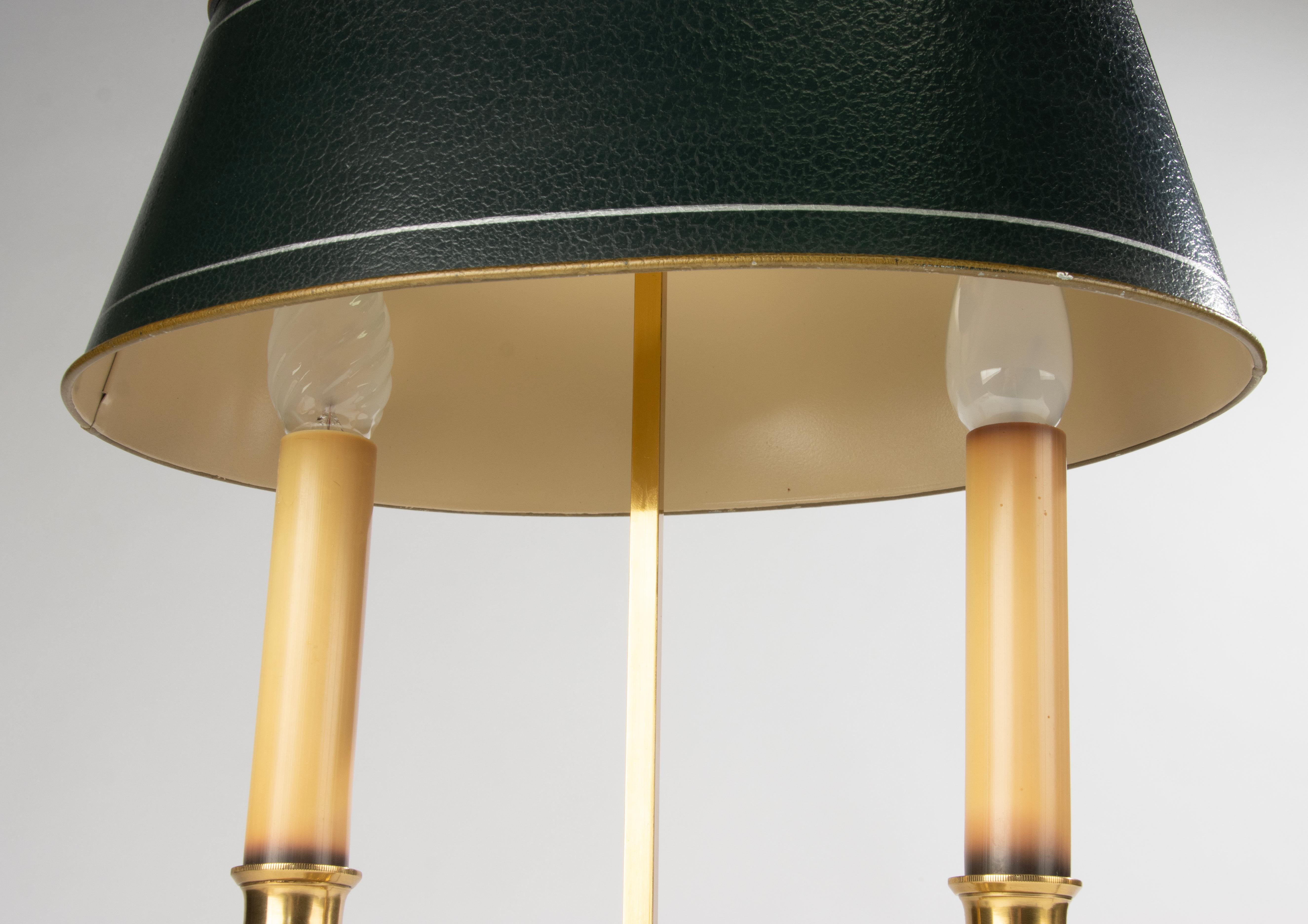 Late 20th Century Bouillotte Table Lamp – Neoclassical Style – Gilt Bronze In Good Condition For Sale In Casteren, Noord-Brabant
