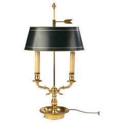 Late 20th Century Bouillotte Table Lamp – Neoclassical Style – Gilt Bronze