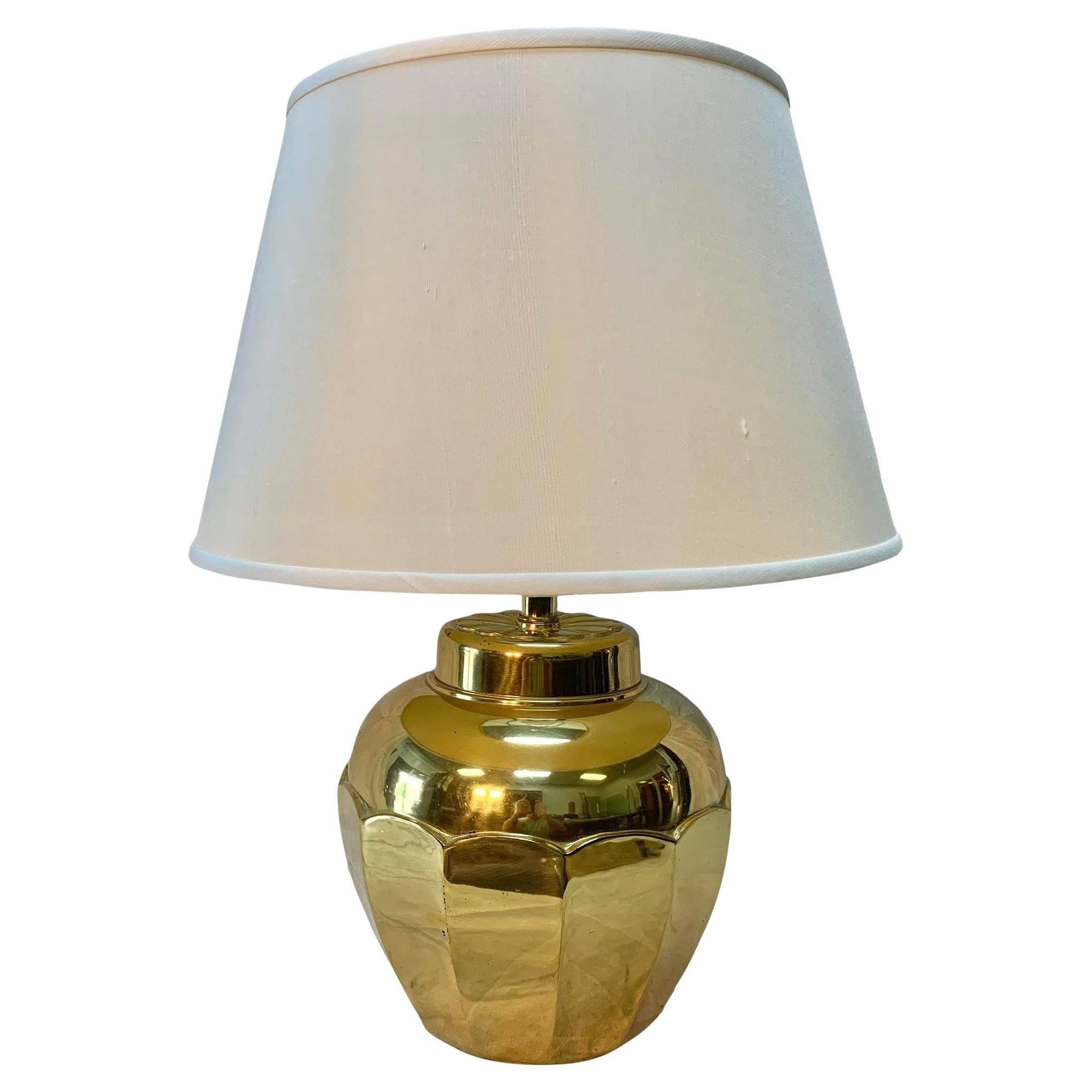 Late 20th Century Brass Table Lamp