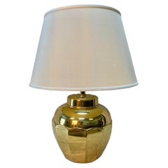 Vintage Late 20th Century Brass Table Lamp