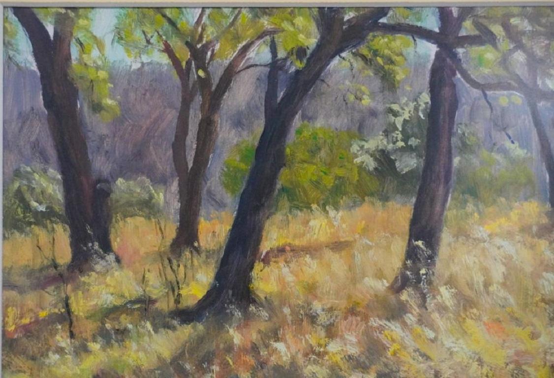 American Late 20th Century Brian Grimm Landscape Study Painting For Sale