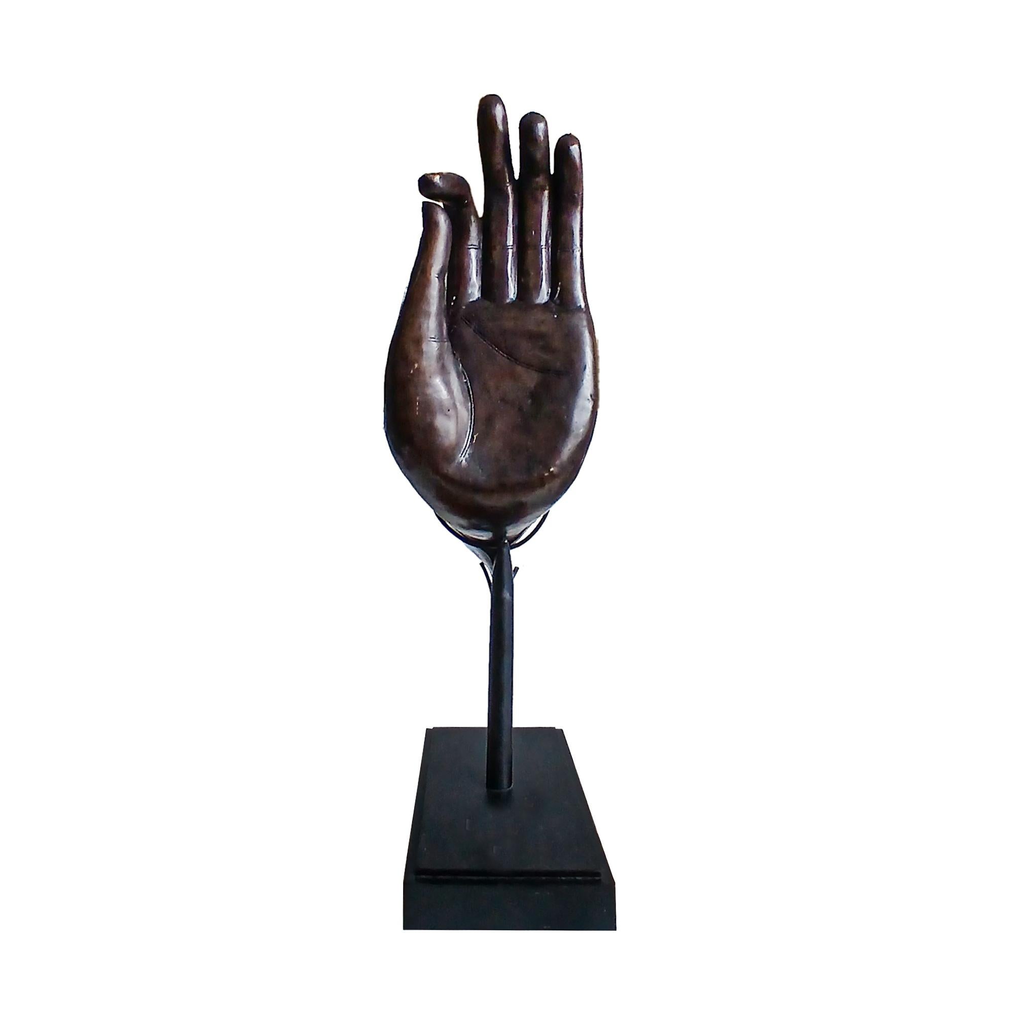 Late 20th Century Bronze Buddha Hand en vente 3