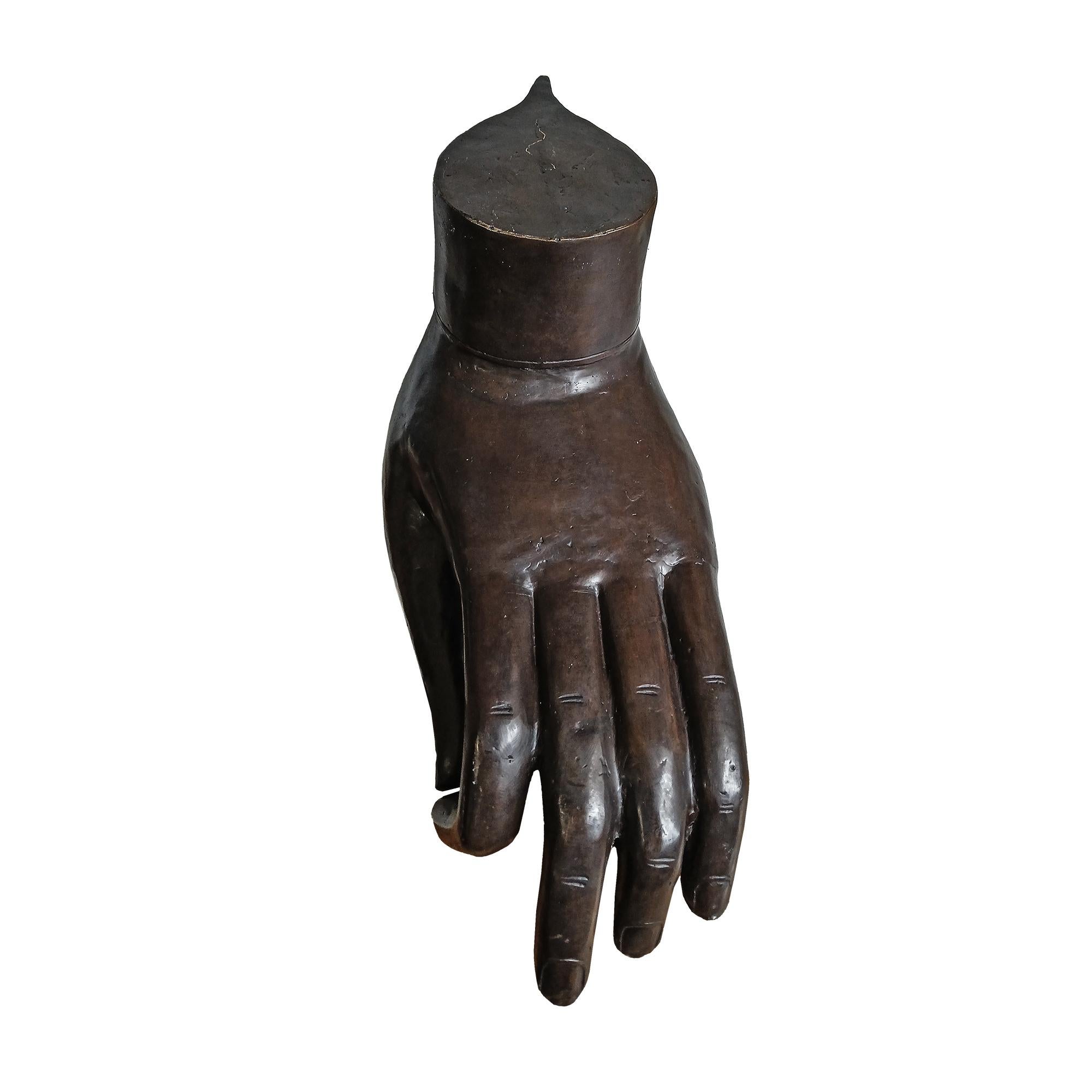 Late 20th Century Bronze Buddha Hand en vente 11